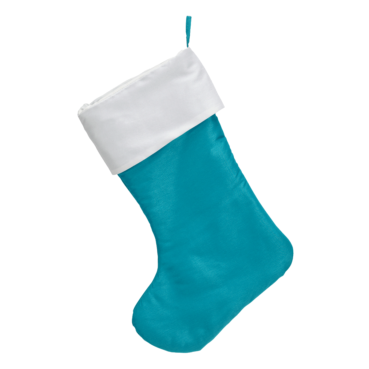 Embroider Buddy® Traditional Stocking Teal Blue decorations embroidable Embroider Buddy® holiday stocking