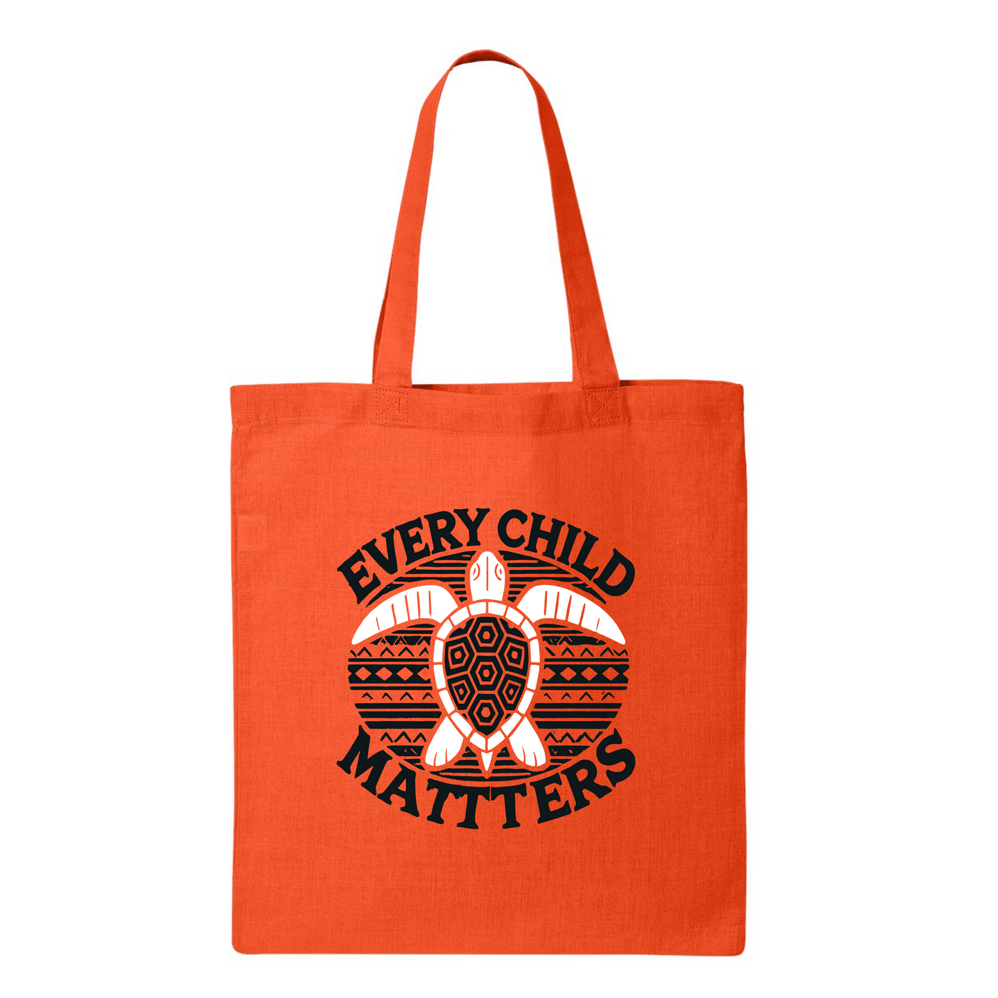 "Every Child Matters" Cotton Tote Bag – Turtle Design