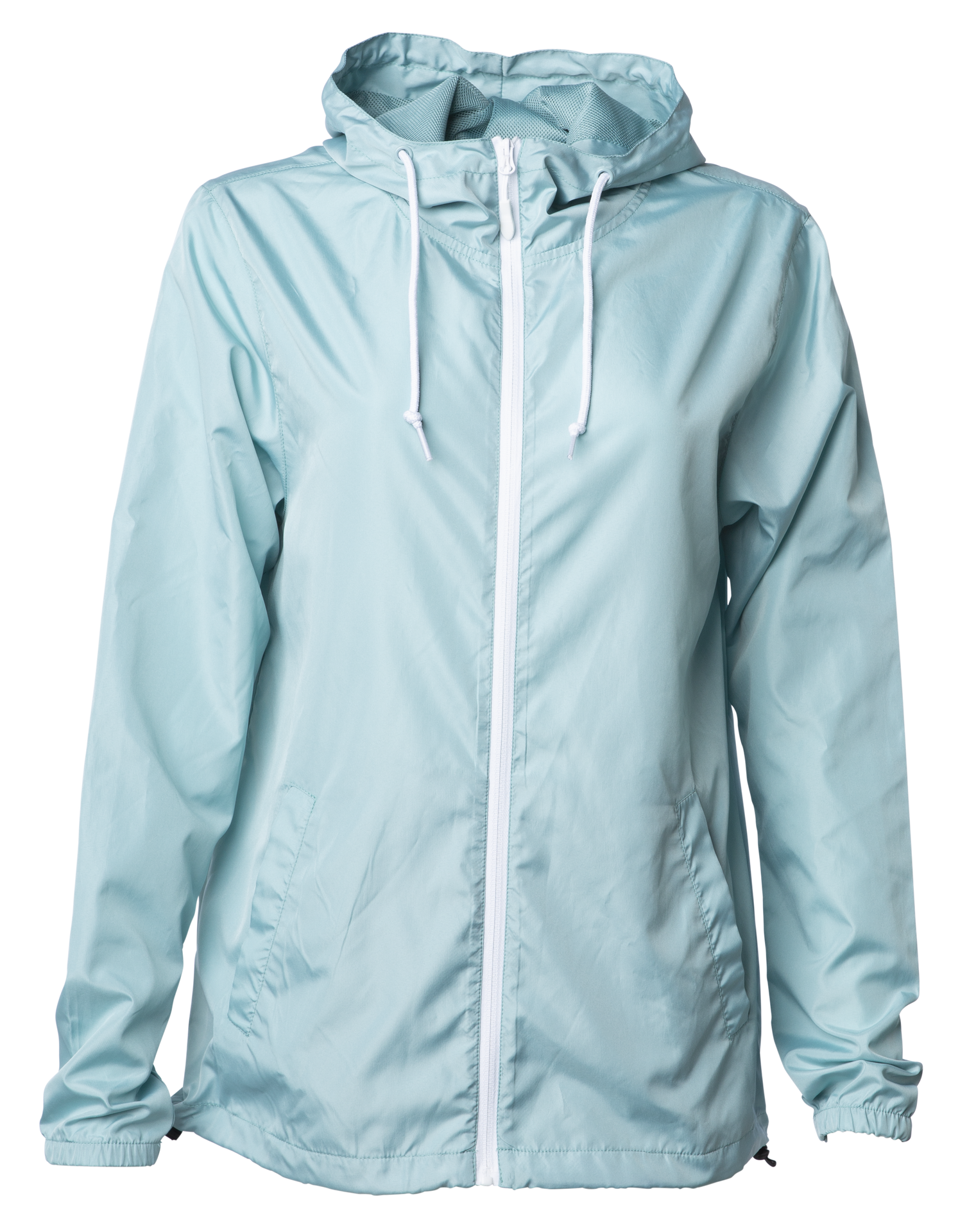 EXP54LWZ - Lightweight Windbreaker Jacket Aqua White exp54 EXP54LWZ EXPEDITION INDEPENDENT jacket Lightweight OUTERWEAR PERFORMANCE POLYESTER shsdparentproduct tearaway UNISEX windbreaker
