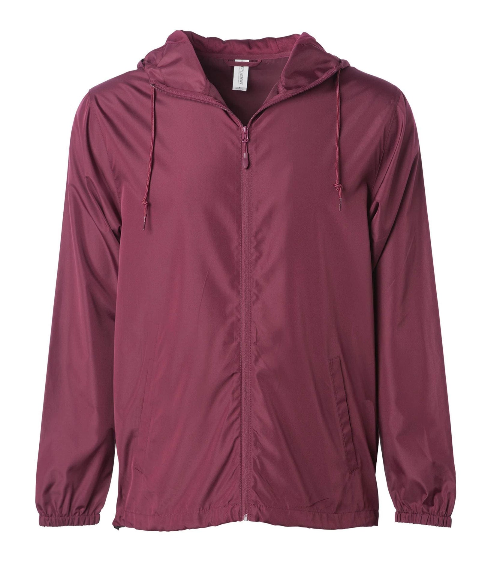 EXP54LWZ - Lightweight Windbreaker Jacket Maroon exp54 EXP54LWZ EXPEDITION INDEPENDENT jacket Lightweight OUTERWEAR PERFORMANCE POLYESTER shsdparentproduct tearaway UNISEX windbreaker