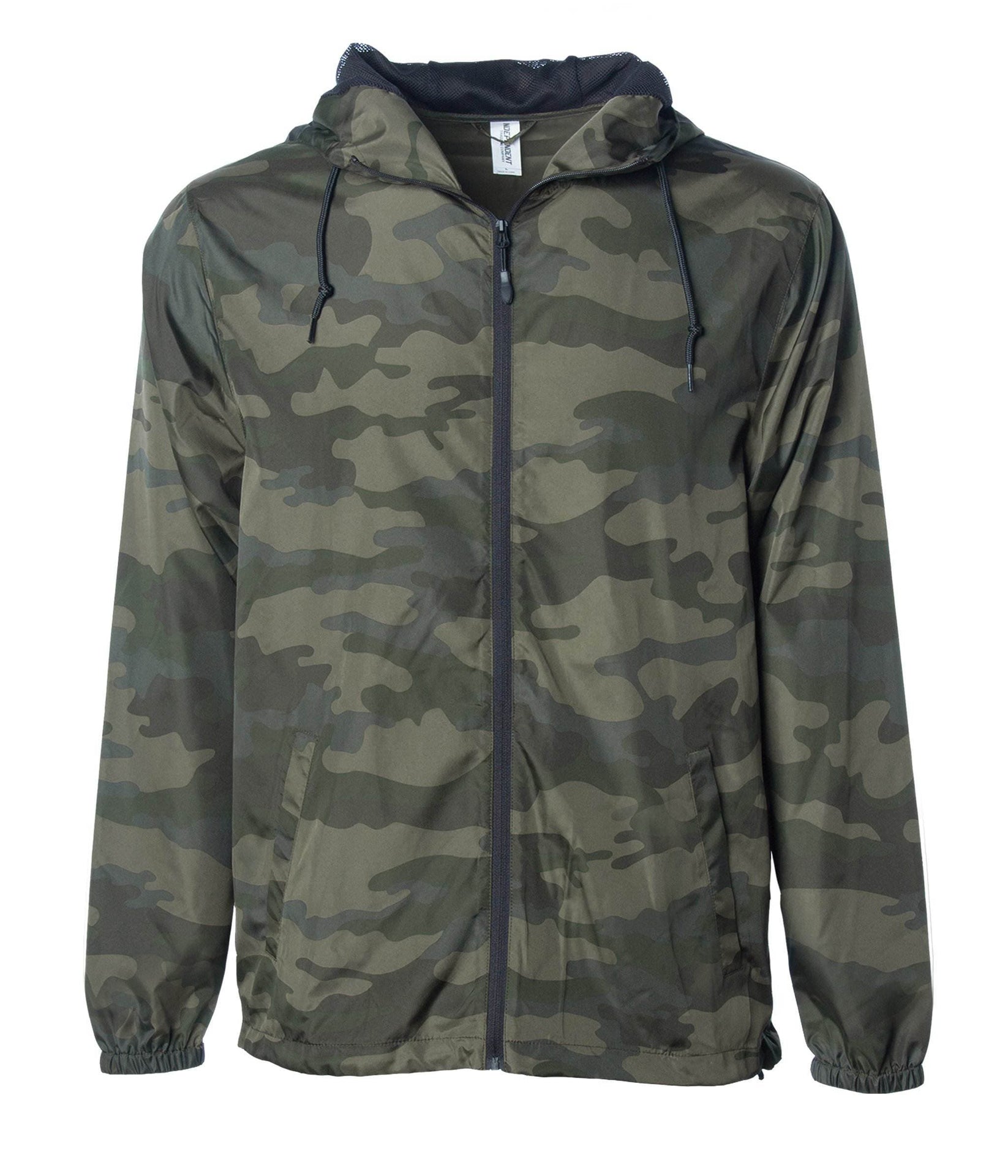 EXP54LWZ - Lightweight Windbreaker Jacket Forest Camo exp54 EXP54LWZ EXPEDITION INDEPENDENT jacket Lightweight OUTERWEAR PERFORMANCE POLYESTER shsdchildproduct tearaway UNISEX windbreaker