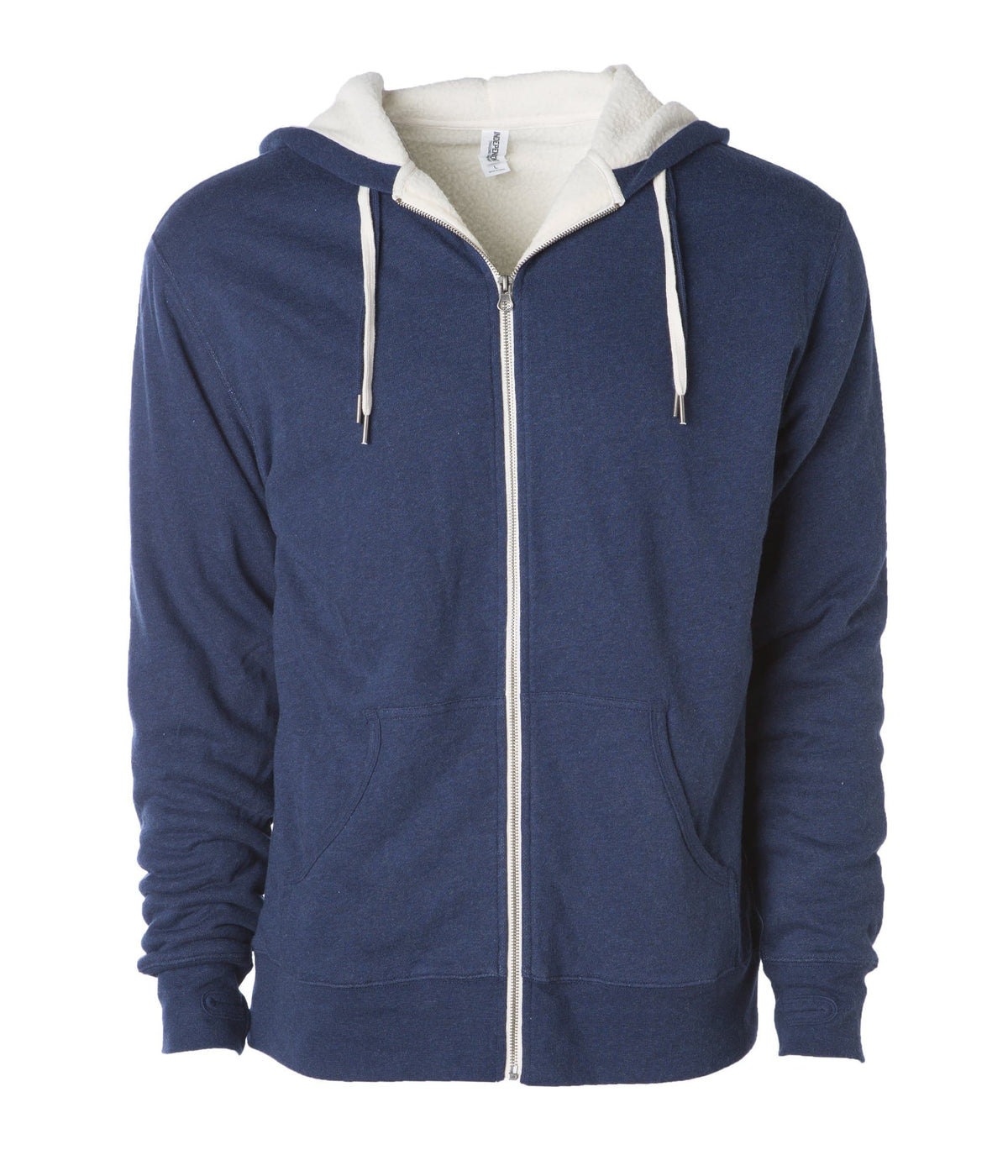 INDEPENDENT Unisex Heavyweight Sherpa Lined Heather Zip Hood