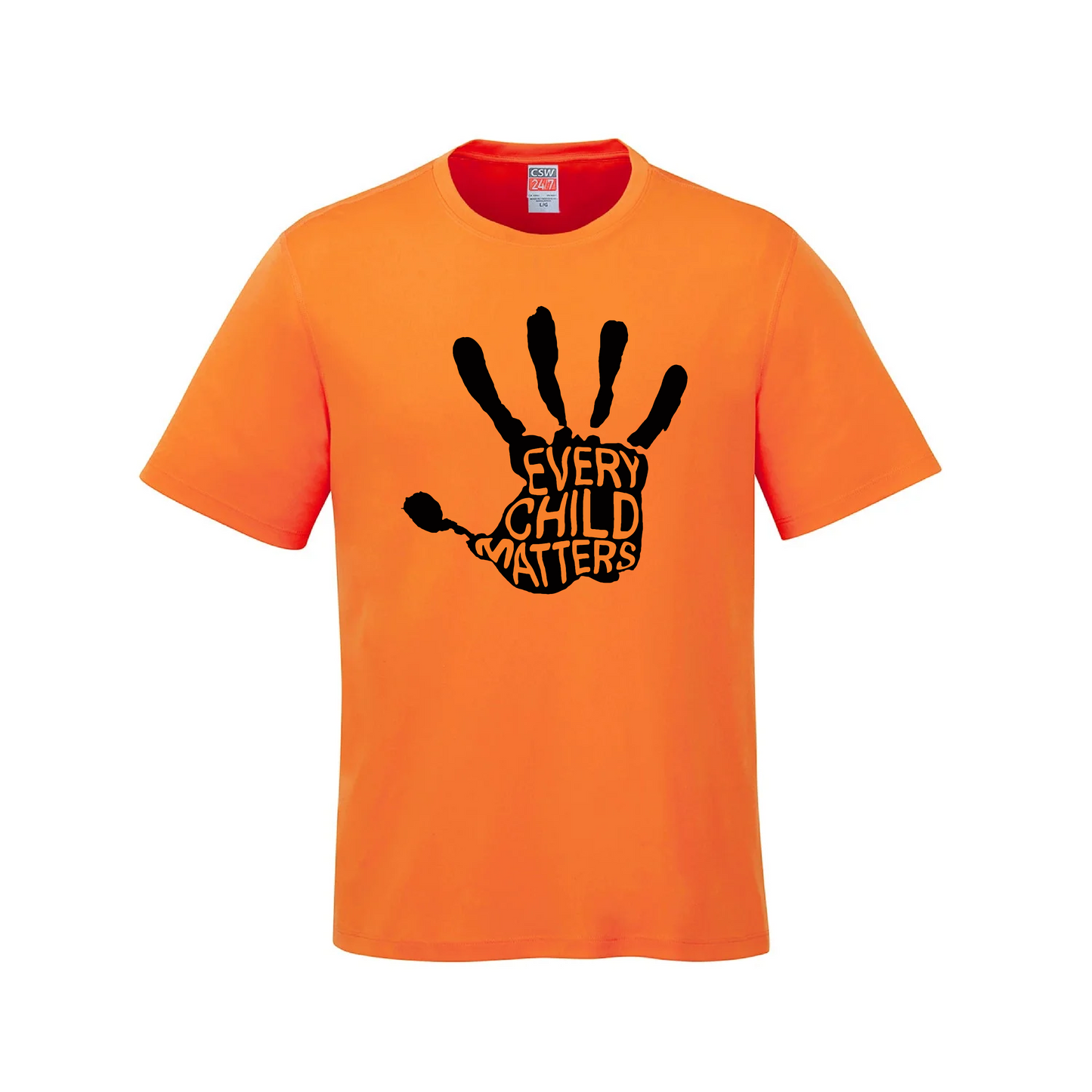 Every Child Matters Orange Shirt Day T-Shirt (Handprint Design) Ladies Awareness Apparel Dreamcatcher every child matters Indigenous Awareness orange shirt day Reconciliation Support Survivors t-shirts