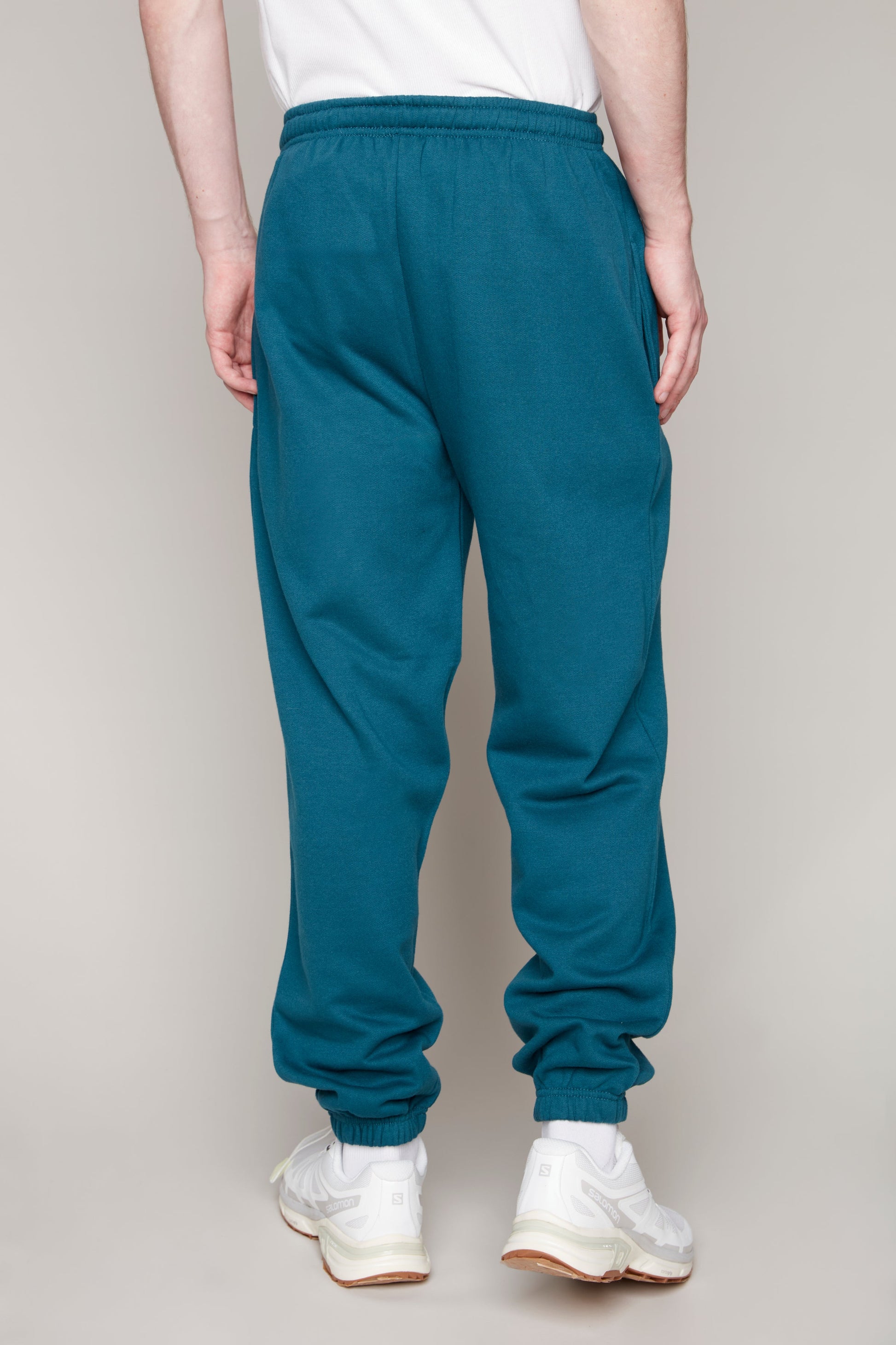 M301 DEEP TEAL 208 GSM 50 poly / 50 cotton bottoms joggers m301