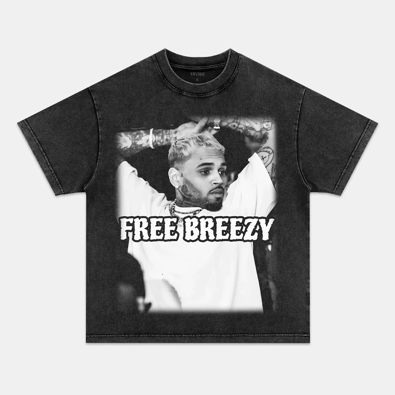 Free Breezy Tee V2 PEPPER TEE Chrisbrown MUSIC POP