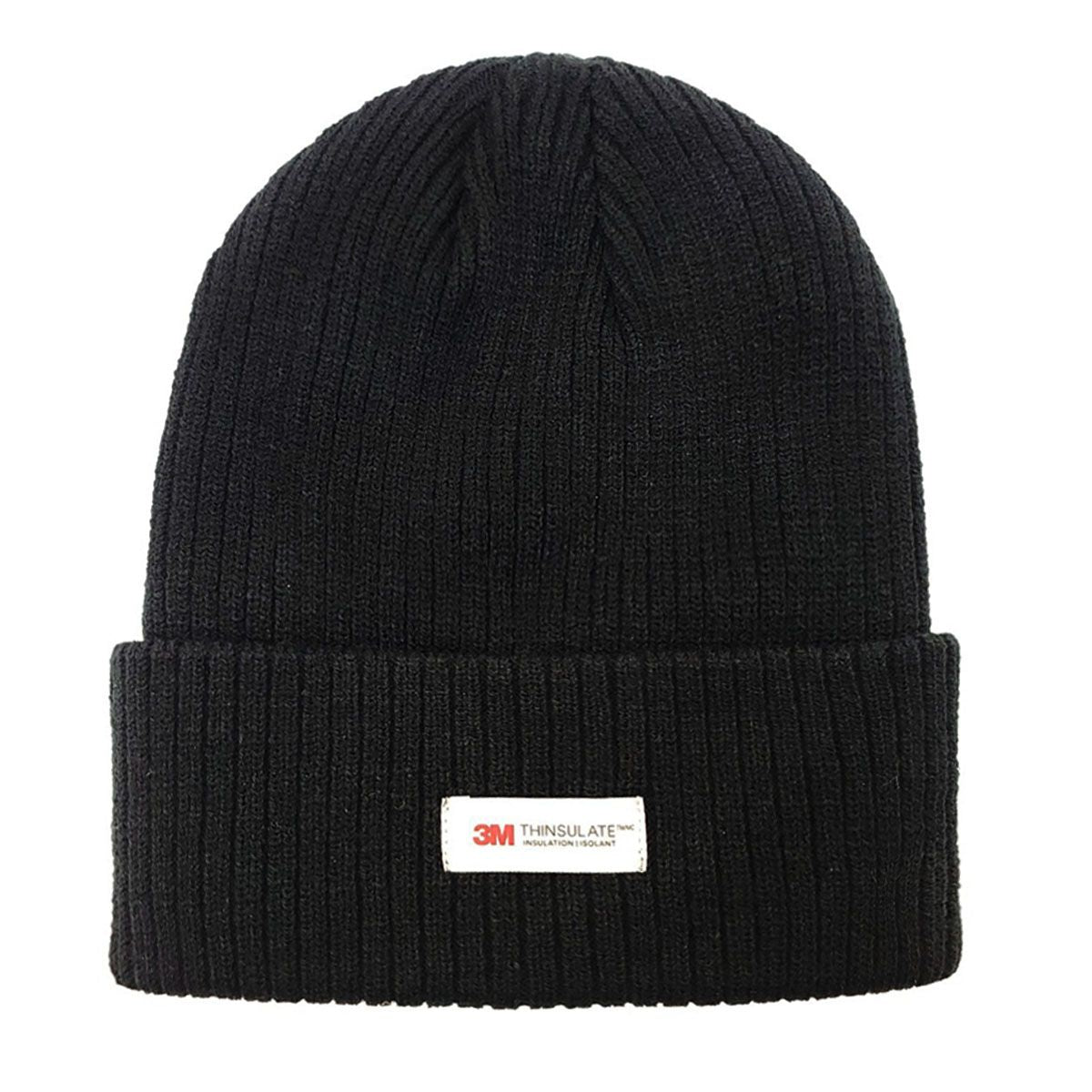 3M Thinsulate Ribbed Toque - Black #188 - OSFA - Lining