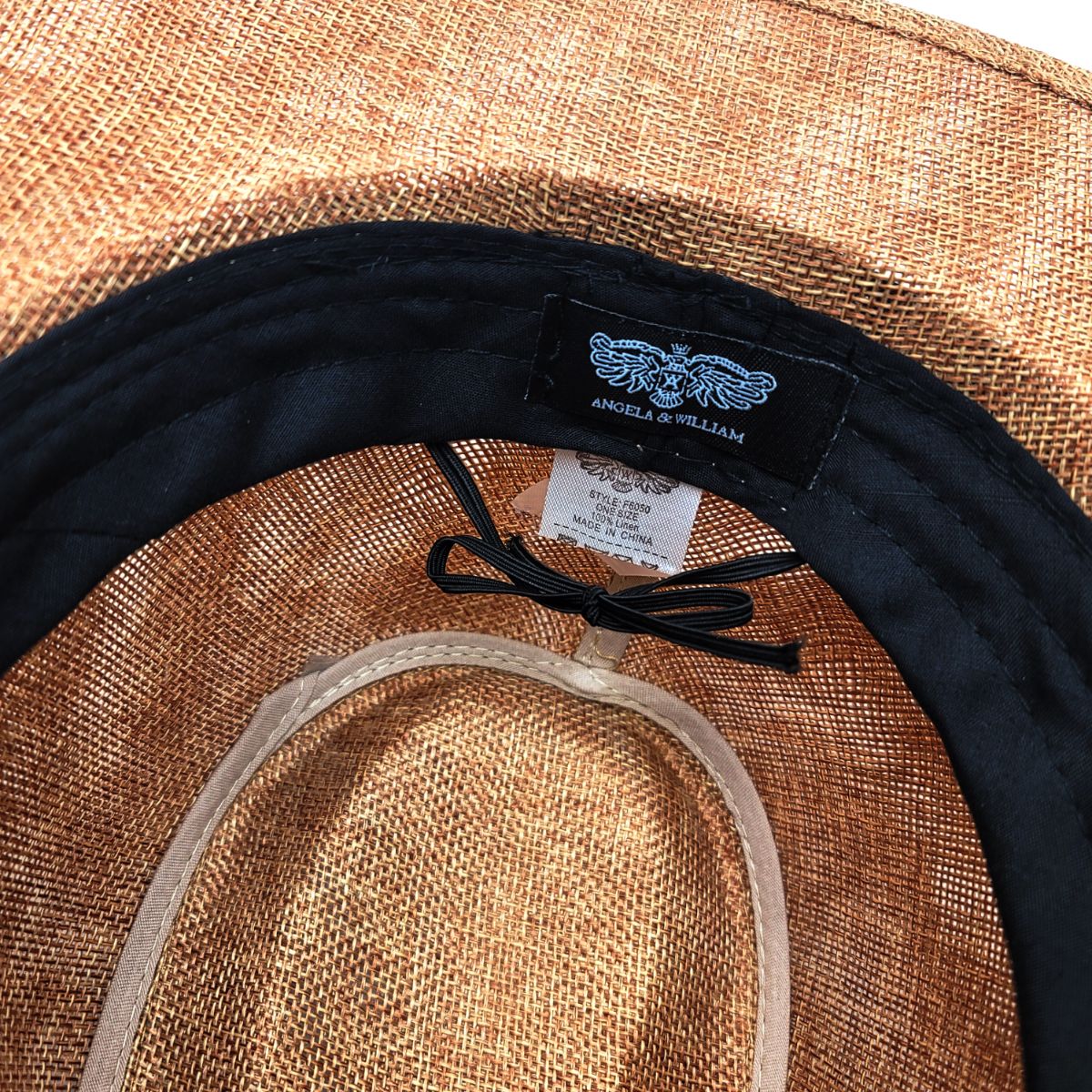 Panama Hat - F6050, 100% Linen, Multi-Coloured, OSFA, Adjustable Fashion Hat New