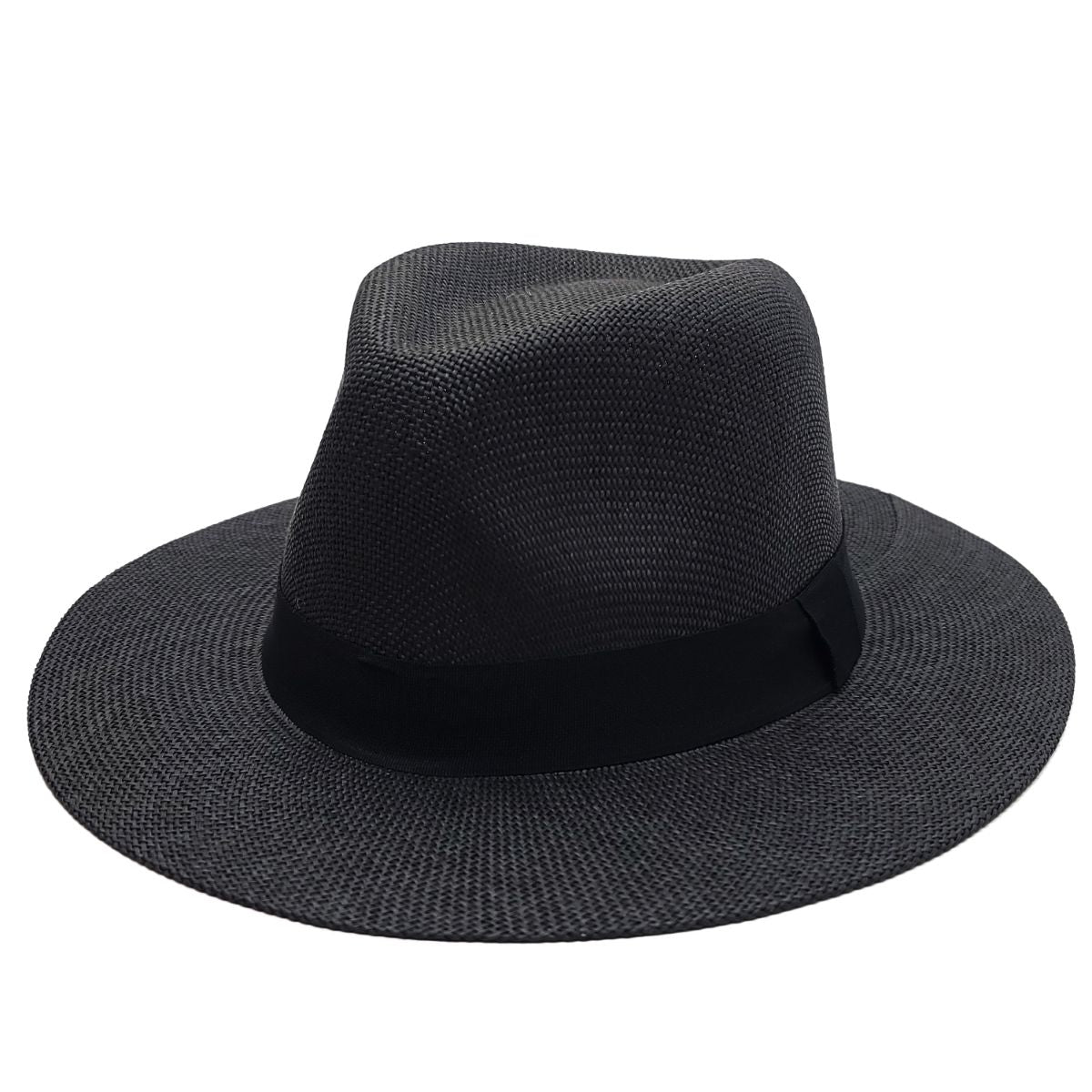 Panama Hat - F2025, 100% Straw, Multi-Coloured, OSFA, Adjustable Black OSFA Fashion Hat New