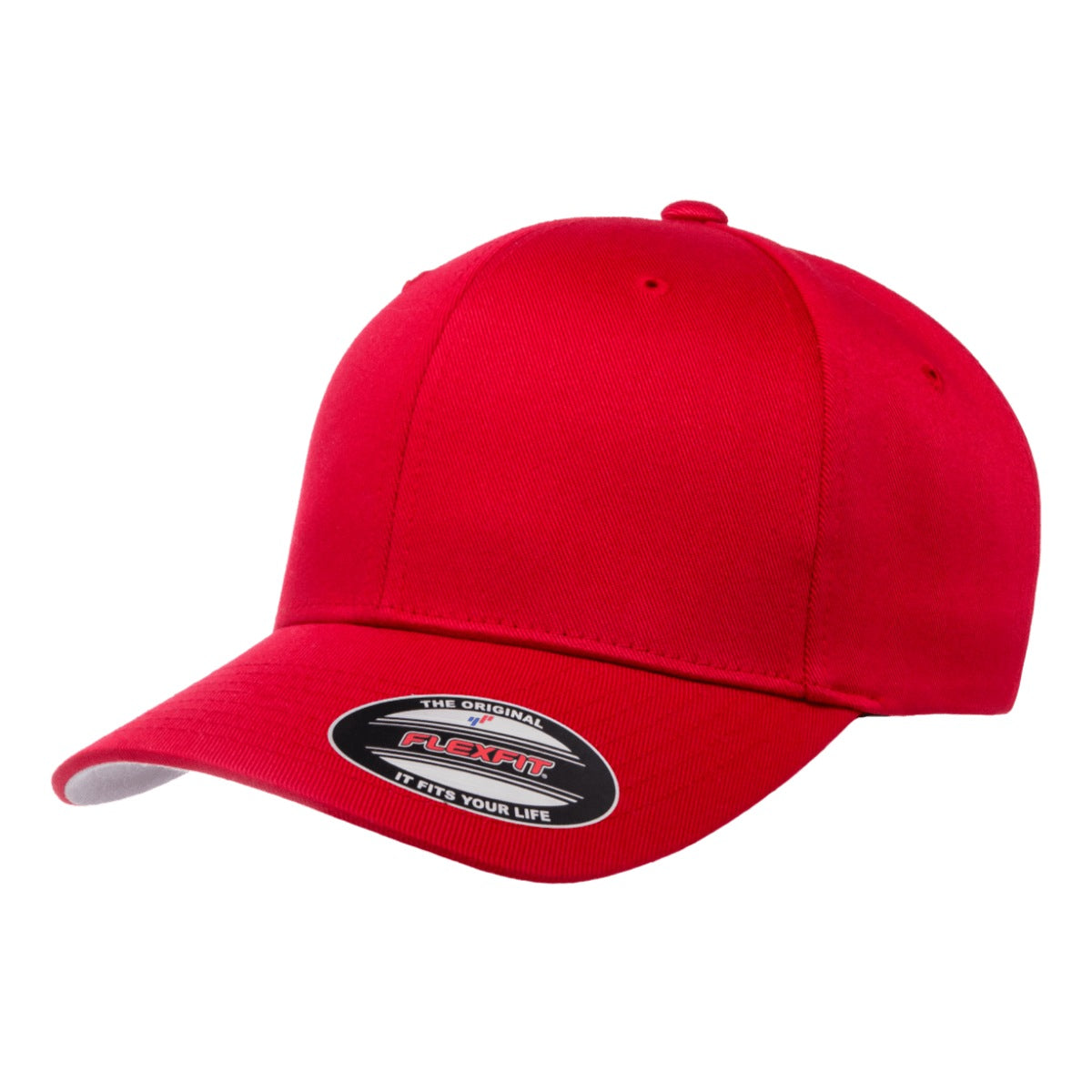 FLEXFIT® Wooly Combed Cap - 6277, Multi-Coloured, S/M & L/XL Red Plain Cap