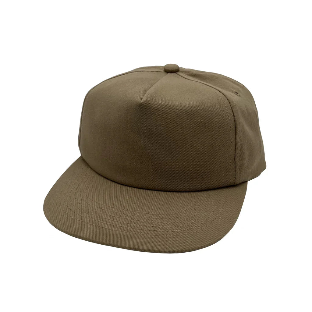 NISSI CAPS CVC 5 Panels Unstructured Flat Bill Cap