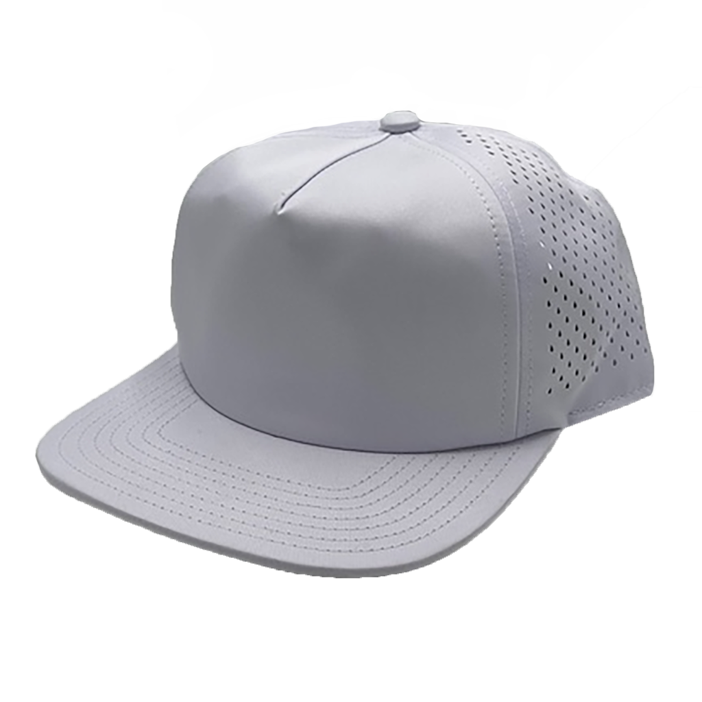 GNV-DT724FVN - 5 Panels Droplets Mesh Flat Bill White One Size 5 PANELS 5 PANELS - UNSTRUCTURED FLAT hats HIGH PROFILE MESH nissi caps POLYESTER SNAPBACK UNISEX UNSTRUCTURED