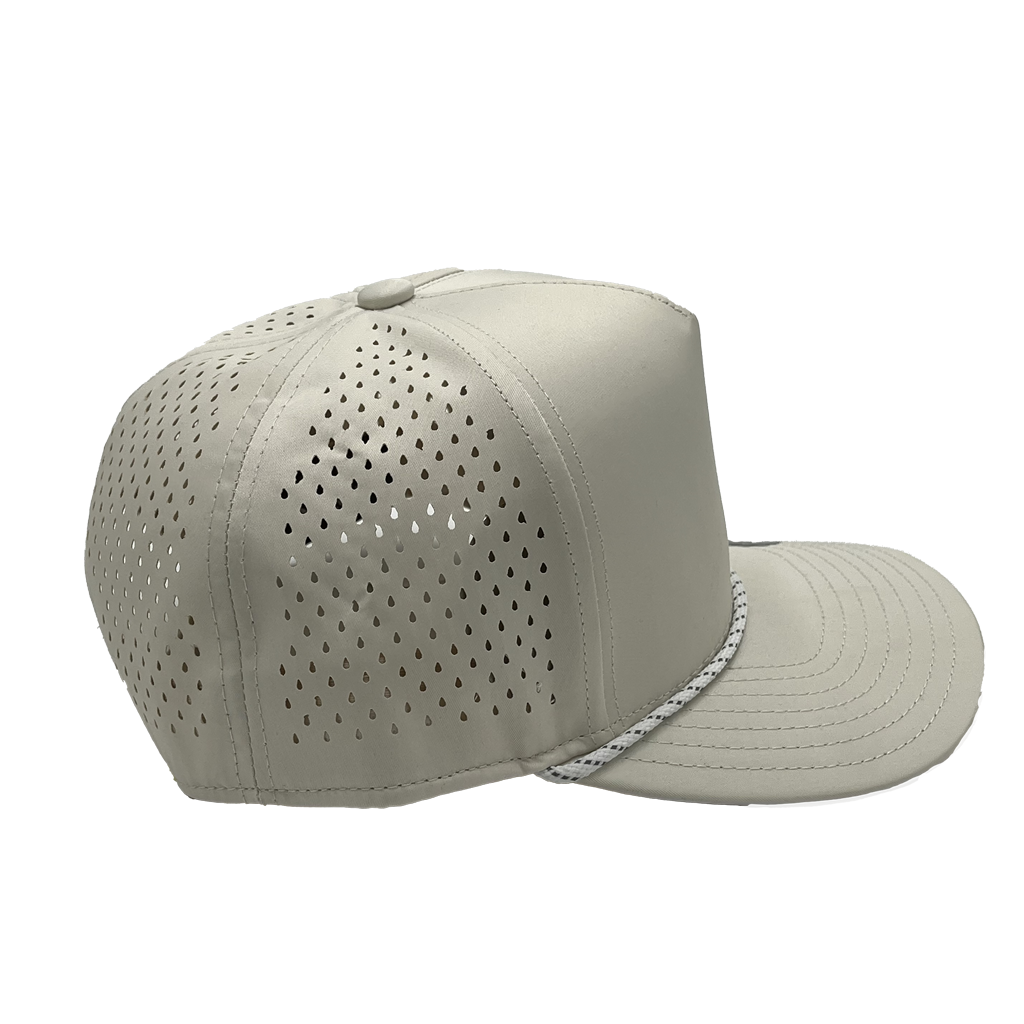 GNV-DT724P - 5 Panels Droplets W/String Curved Bill 5 PANELS CURVE hats HIGH PROFILE MESH nissi caps POLYESTER ROPE SNAPBACK STRING STRING HAT STRUCTURED UNISEX
