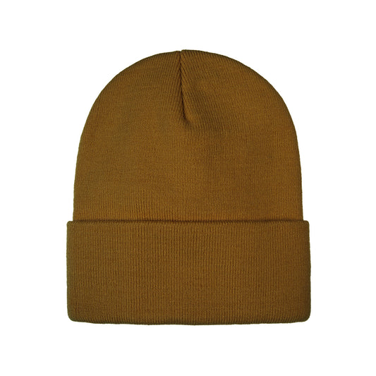 H08000 - Polar - Acrylic Knit Cuff Toque Caramel OS 0530 0530M 0550 0550M 1850 800 8000 __label: August '24 __label:Coming SOON beanie beenie caps fold over h800 h8000 headwear knit toque tuque