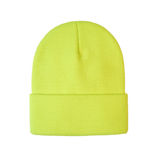 H08002 - Blaze - Acrylic Knit Cuff Toque (INTENSE COLORS) Intense Yellow OS 0503M 0530 0550 0550M 800 8000 8002 __label: August '24 __label:Coming SOON c100 c105 foldover h8000 h8002 h802 knit toque tuque winter