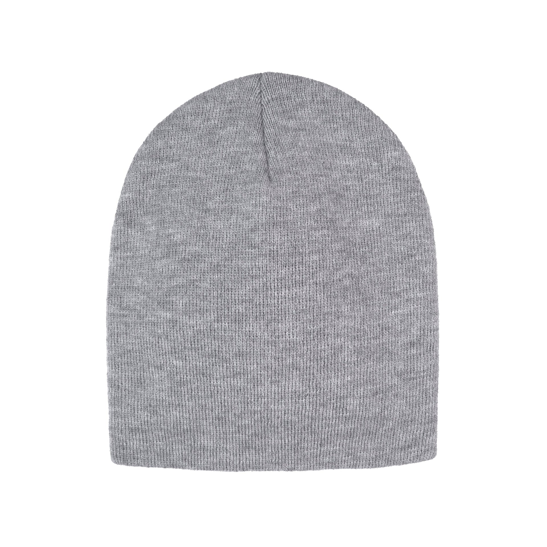 H08005 - Metro - Acrylic Beanie Athletic Grey Heather OS 8005 805 __label:NEW beanie beenie c100 c105 h8005 hats knit softshell toque winter