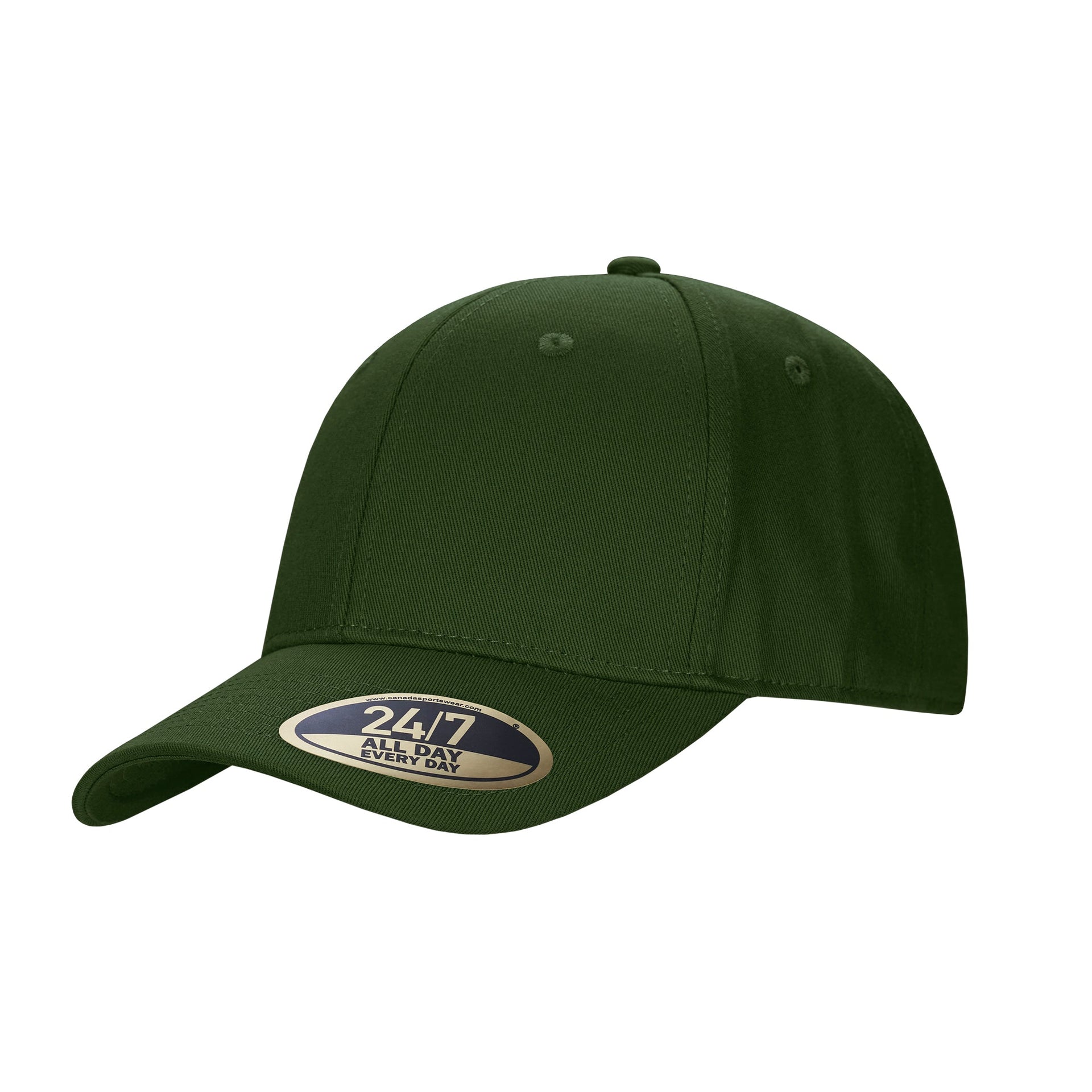 H08200 - Value - Snap Back Cotton Twill Cap Forest Green 08200 8200 __label:IN-STOCK c130 caps cotton cap y130