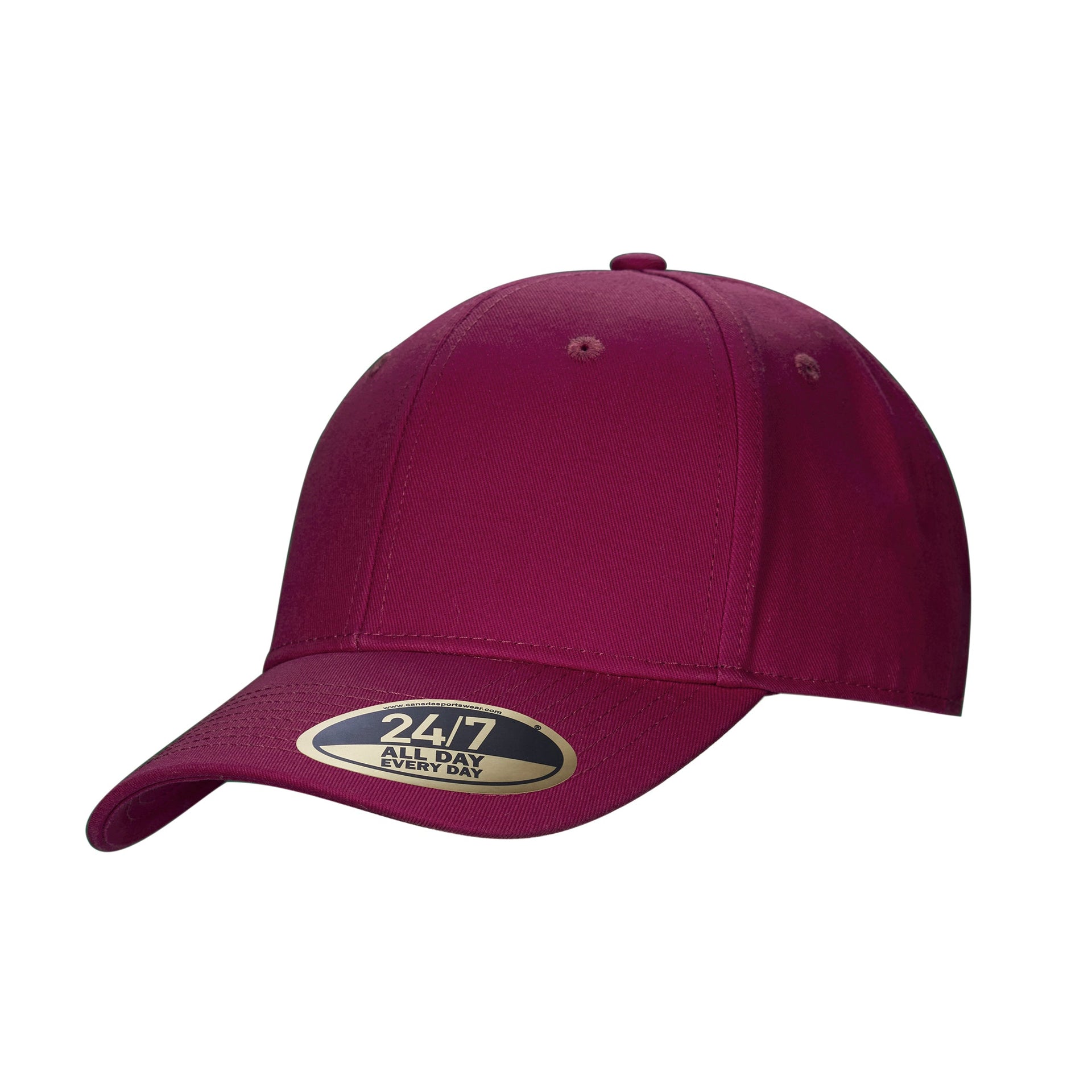 H08200 - Value - Snap Back Cotton Twill Cap Maroon 08200 8200 __label:IN-STOCK c130 caps cotton cap y130