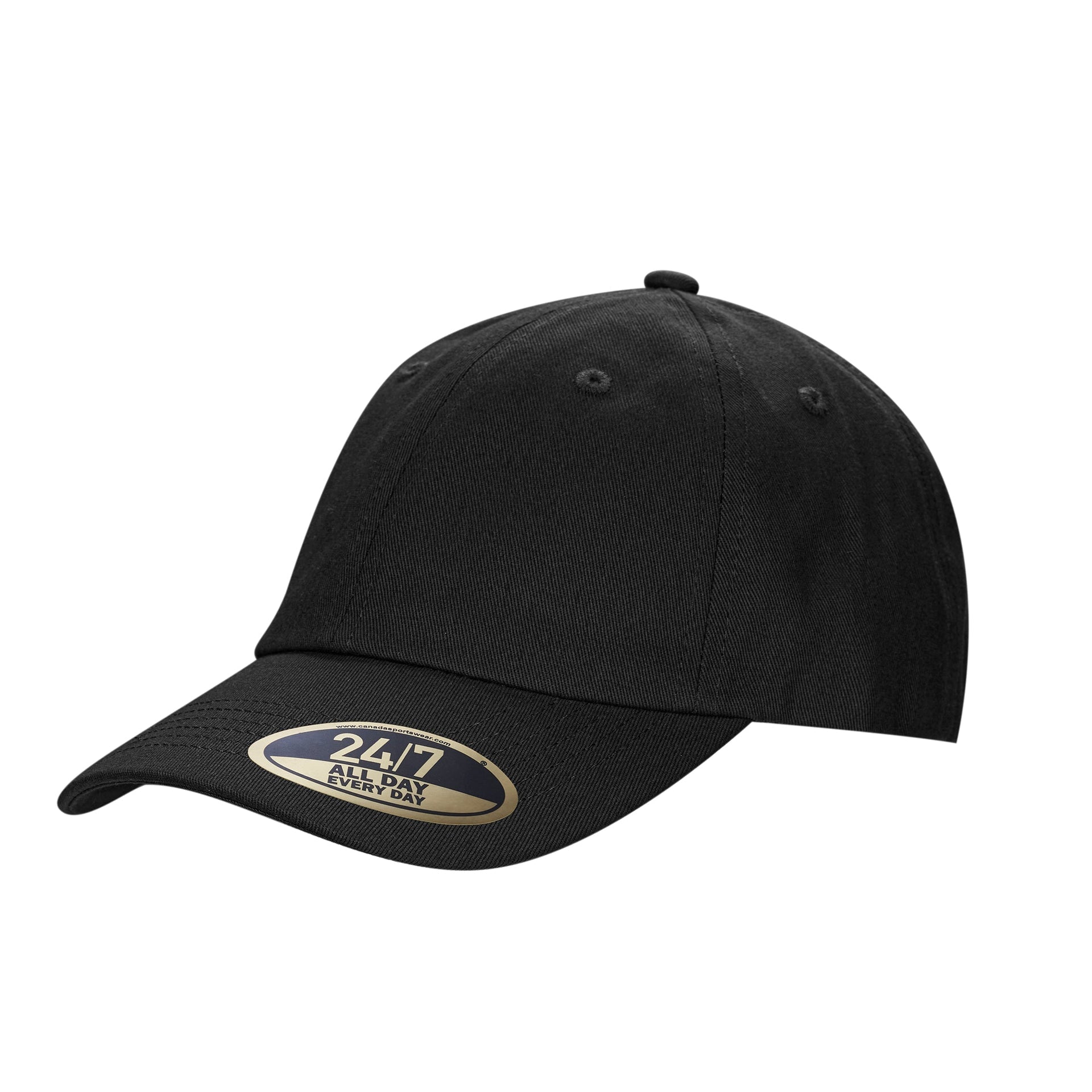 H08215 - Classic - Cotton Twill Dad Cap Black 08215 6245 8215 __label:IN-STOCK atc6245cm c1305 dad dad cap