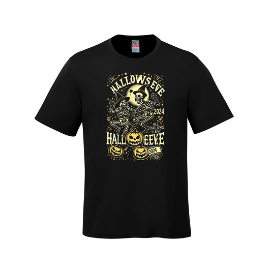 "Hallows Eve 2024" Skeleton Dance T-Shirt