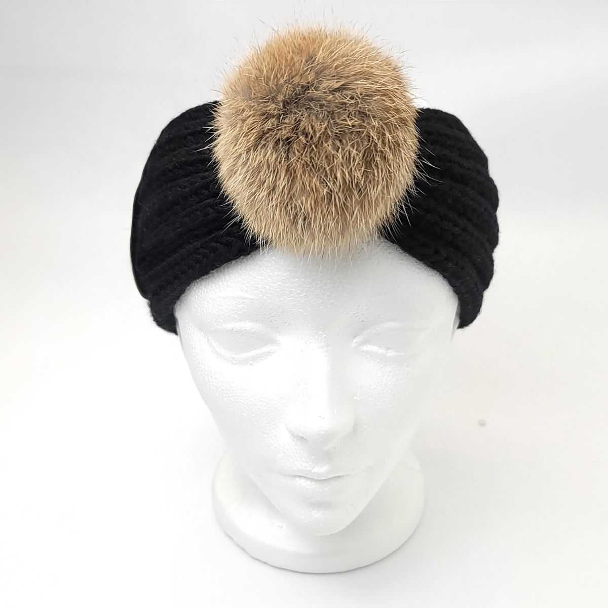 Winter Fashion Headband with Pom- HB22, Dozen Package Accessories