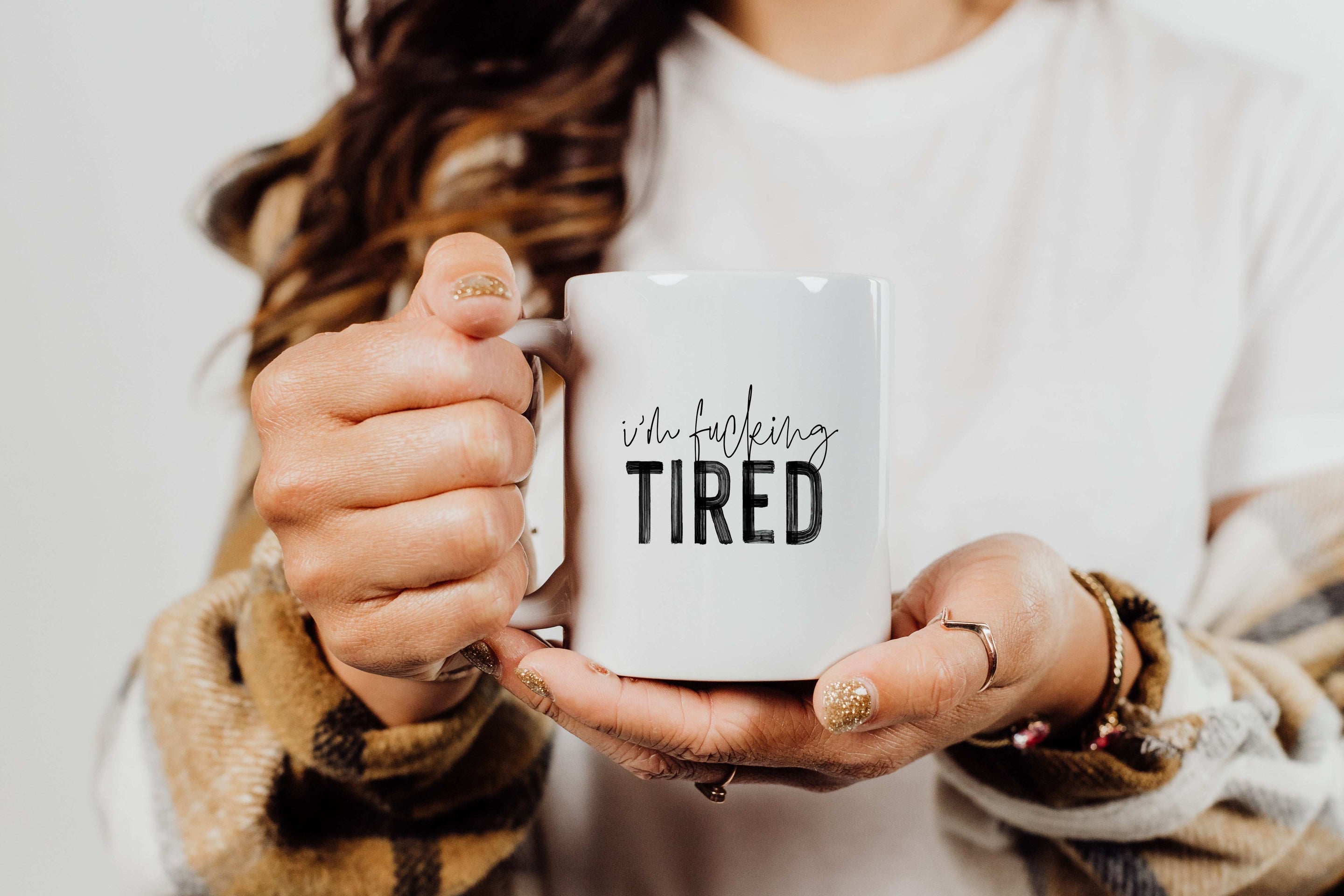 I'm fucking Tired Mug Creativien mugs Shopify Collective