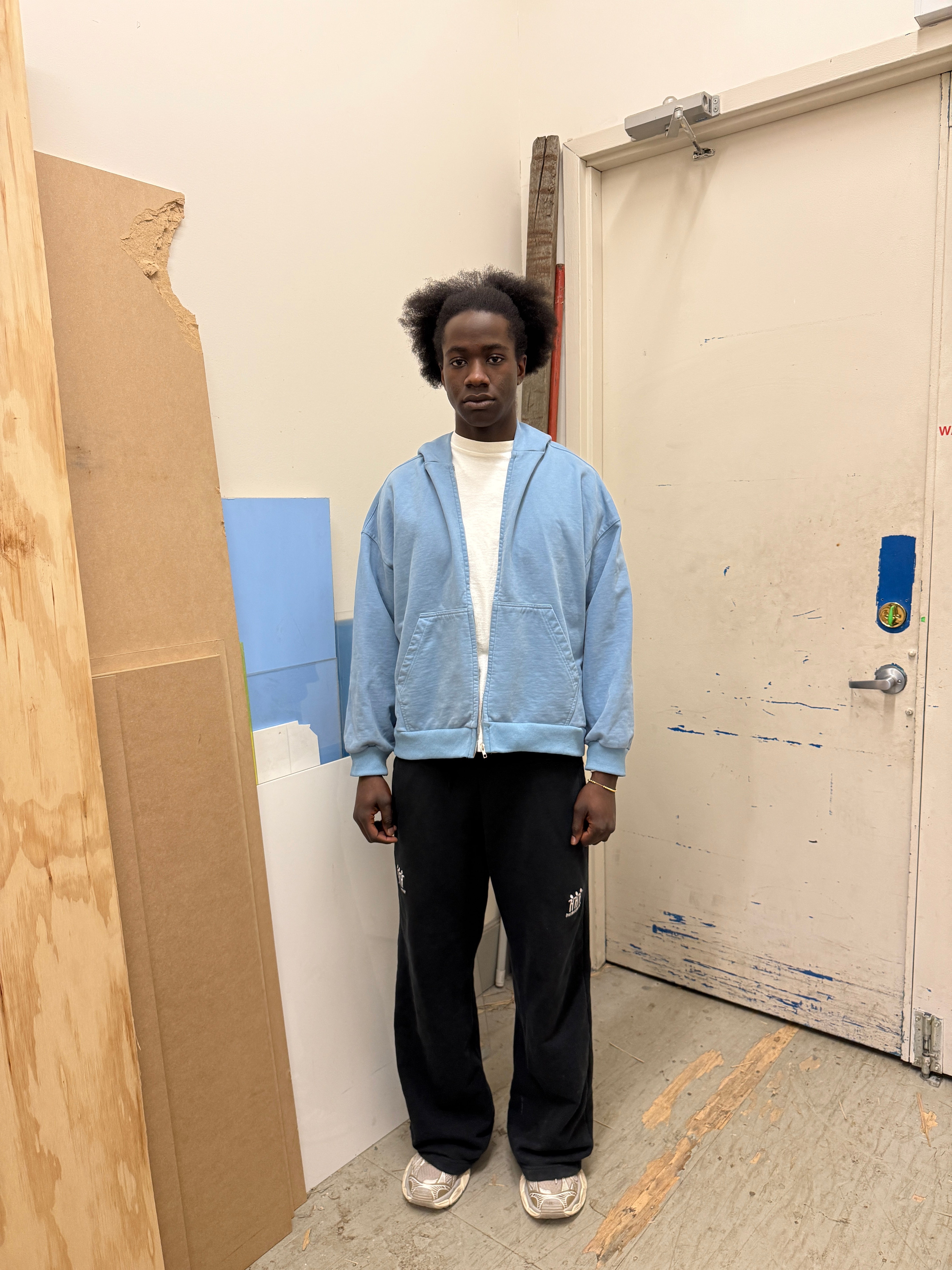 Blue Zip-Up Hoodie Humaform Shopify Collective