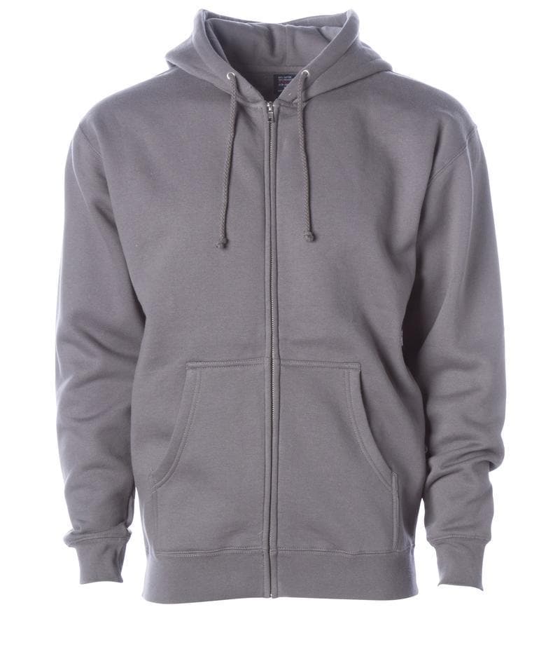 IND4000Z - Men's Heavyweight Zip Hooded Sweatshirt 4000 COTTON / POLYESTER Heavyweight INDEPENDENT MEN REGULAR shsdchildproduct tearaway