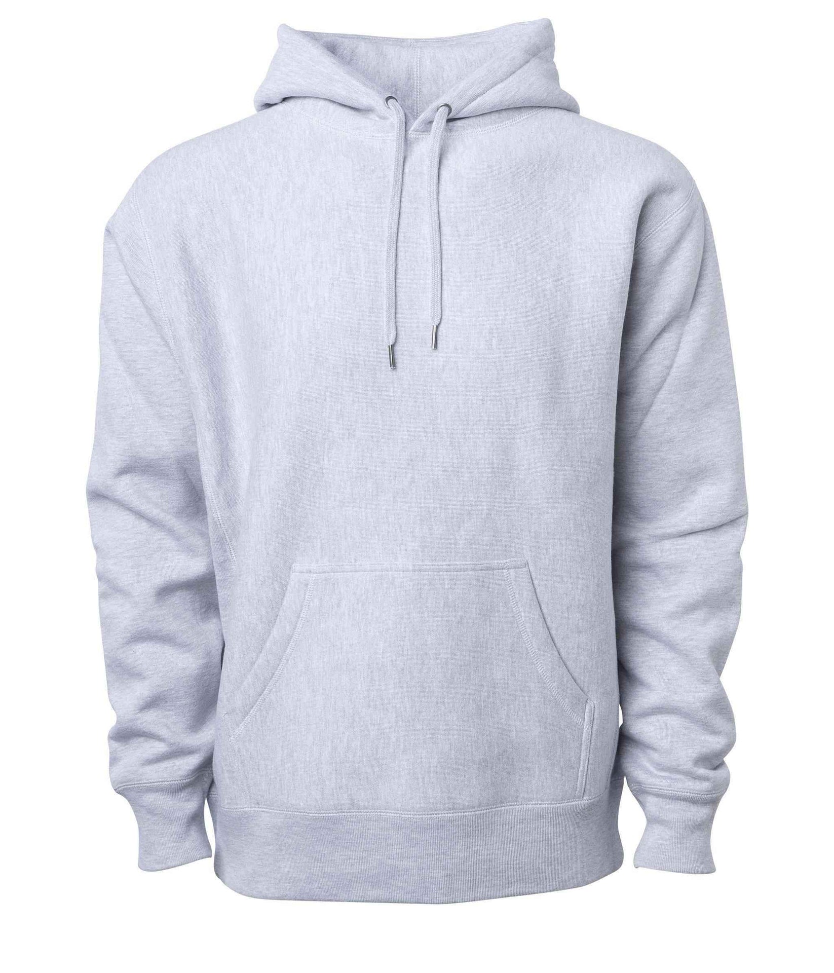 IND5000P - Men's Premium 450GM Heavyweight Cross-Grain Hoodie Grey Heather 5000 BASIC FLEECE COTTON / POLYESTER Cross-Grain Heavyweight Hood hoodie ind IND5000 IND5000P INDEPENDENT Legend MEN mens pullover PULLOVERS REGULAR tearaway