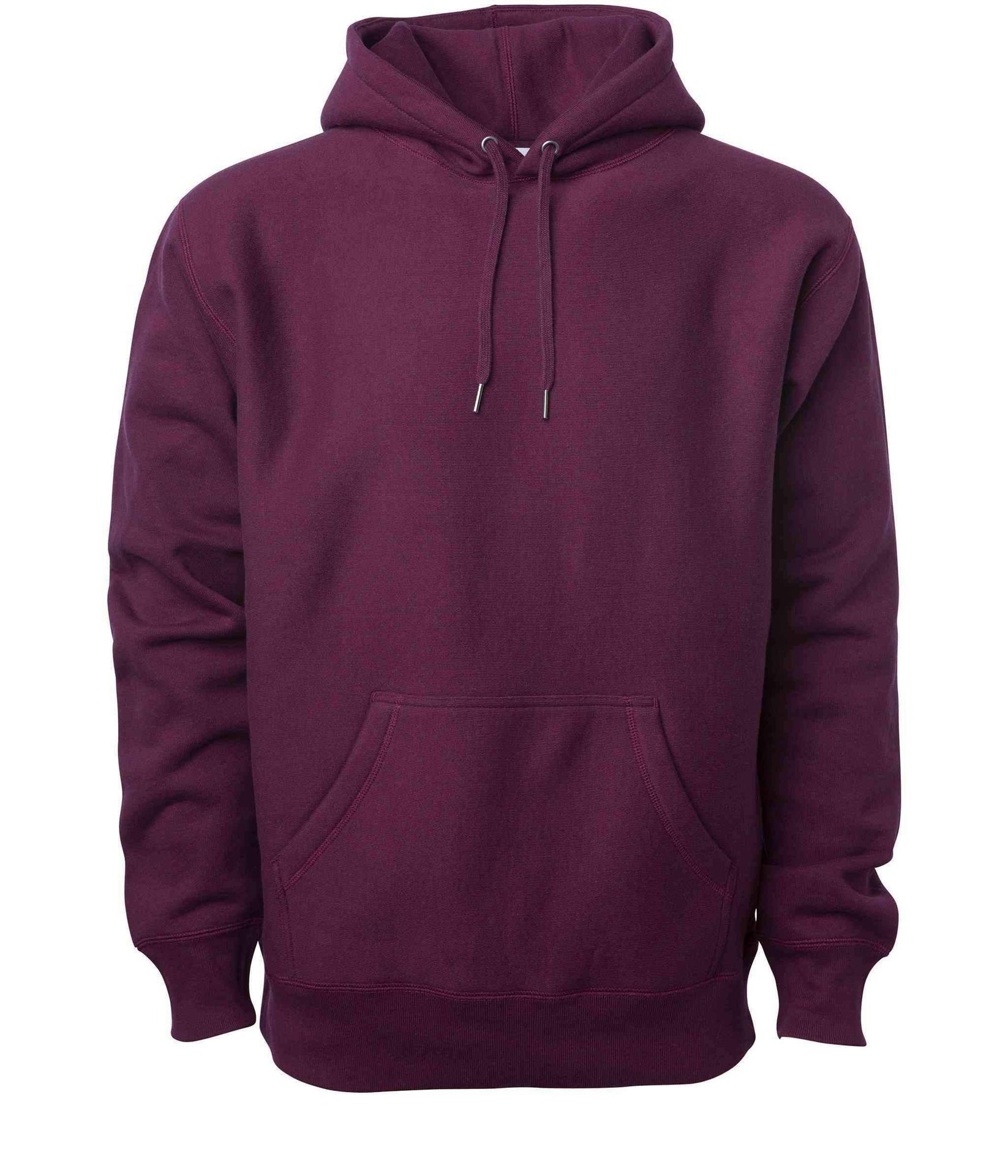 IND5000P - Men's Premium 450GM Heavyweight Cross-Grain Hoodie Maroon 5000 BASIC FLEECE COTTON / POLYESTER Cross-Grain Heavyweight Hood hoodie ind IND5000 IND5000P INDEPENDENT Legend MEN mens pullover PULLOVERS REGULAR tearaway
