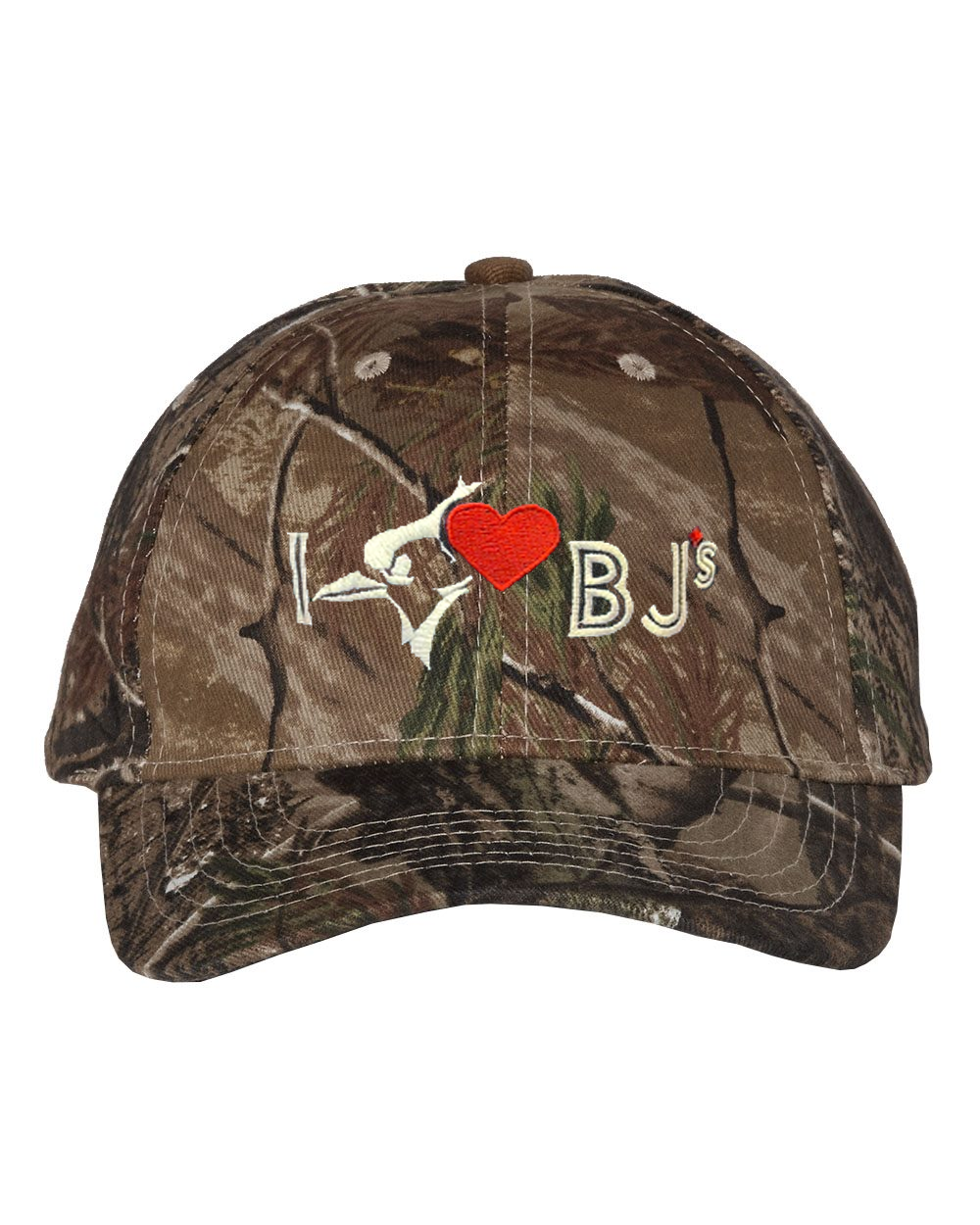 I Heart BJs One Size Fits All Hat with Velcro Strap