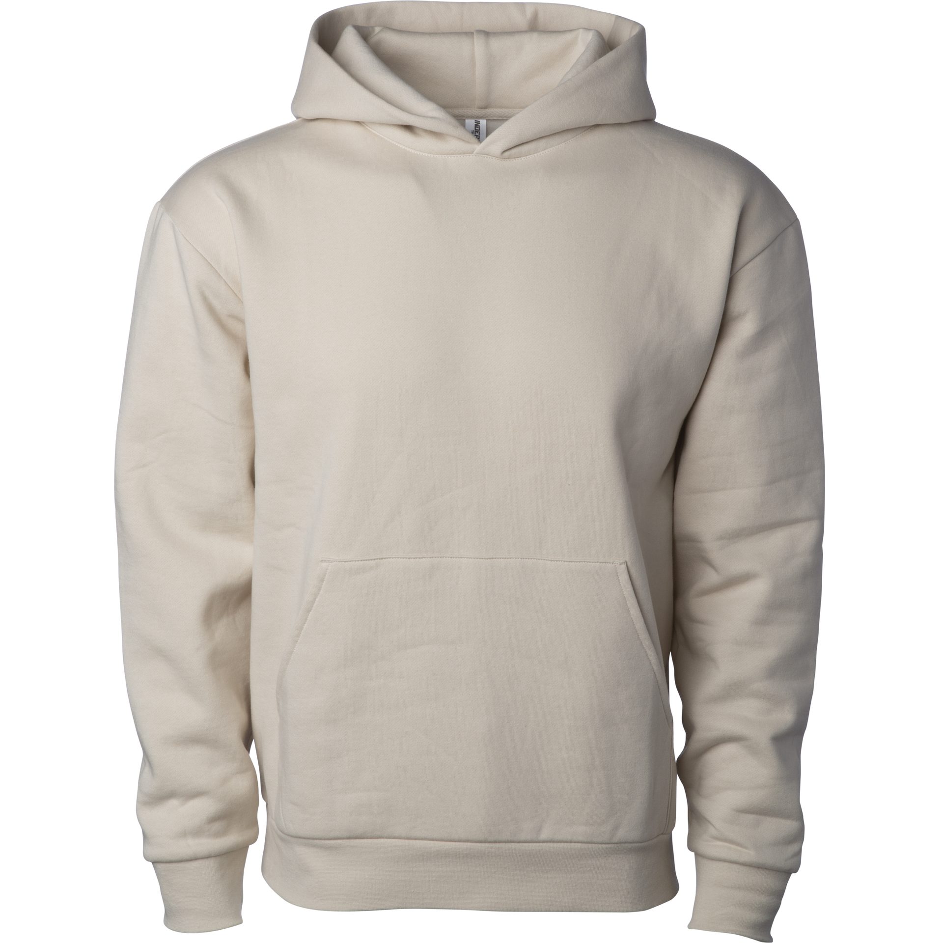 IND280SL - Avenue 280gm Midweight Pullover Hood Ivory AVENUE BOXY COTTON / POLYESTER DROP SHOULDER essentials IND280SL INDEPENDENT MEN MIDWEIGHT NO LACE PULLOVERS shsdchildproduct tearaway
