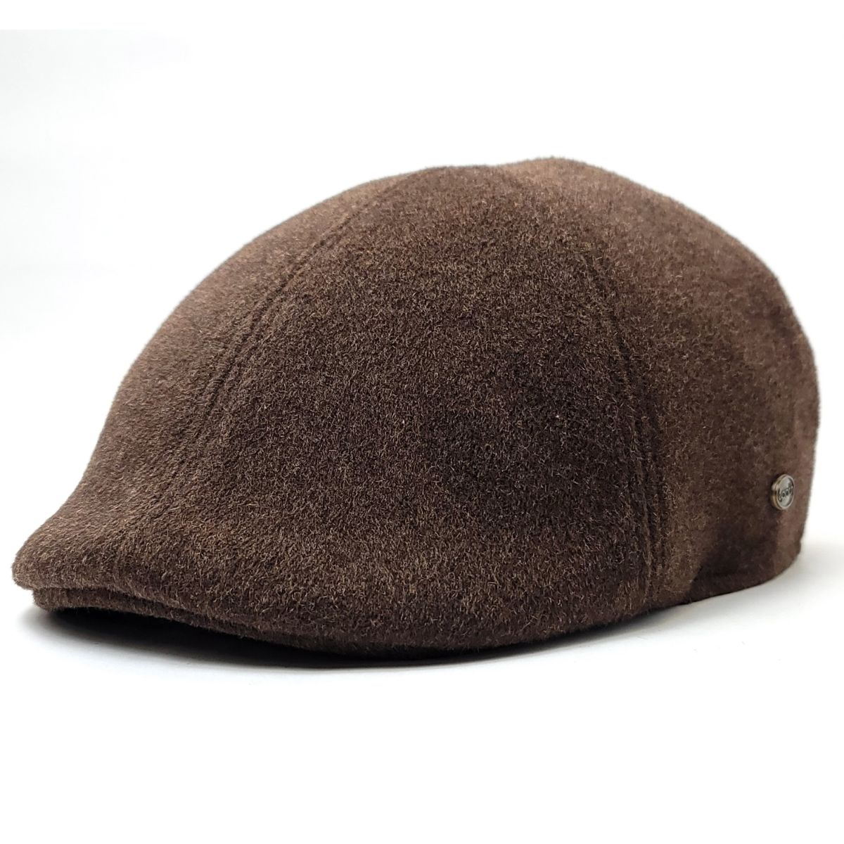 Brushed Wool Duckbill Ivy Hat - IV7063, 100% Wool, 2 sizes Brown Fashion Hat