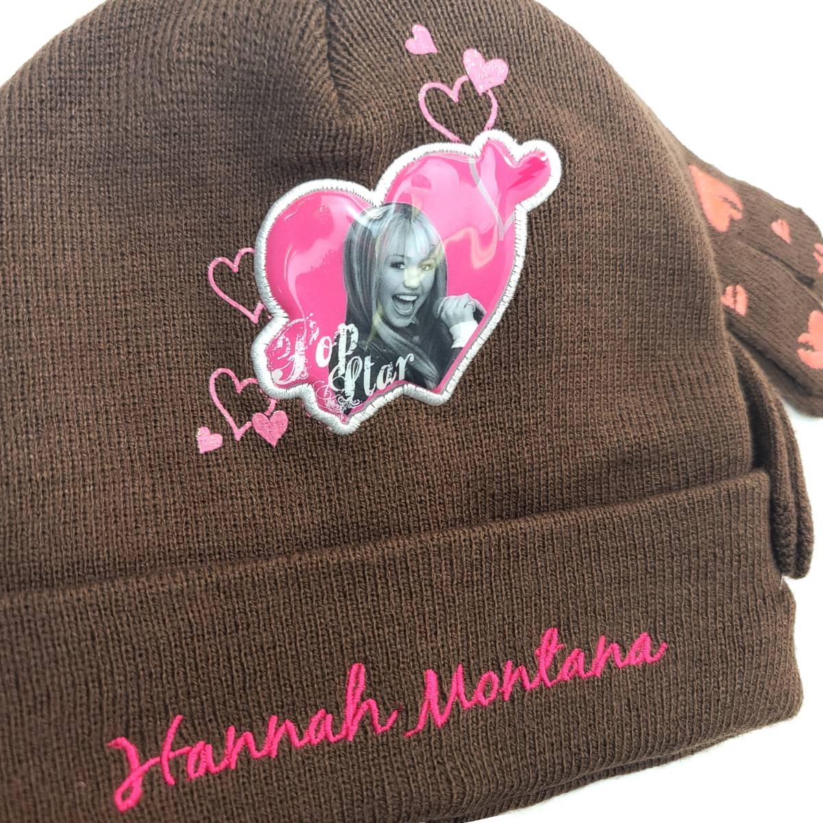Youth - Hannah Montana, 2pcs set, Winter Toque & Gloves set Youths