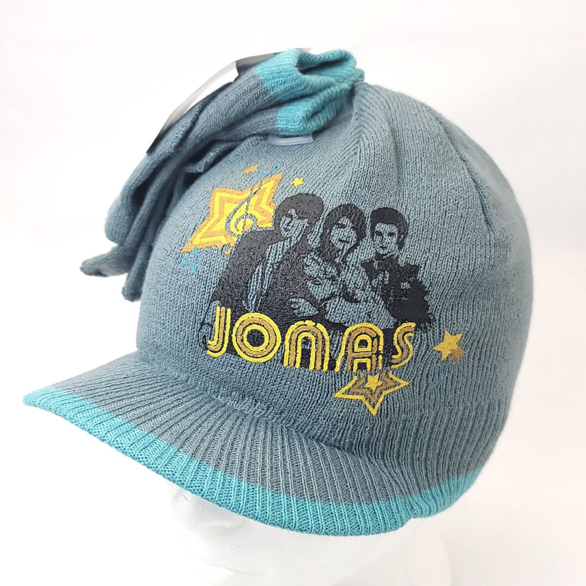 Youth - Jonas, 2pcs set, Visor Beanie & Gloves Grey Youth Youths