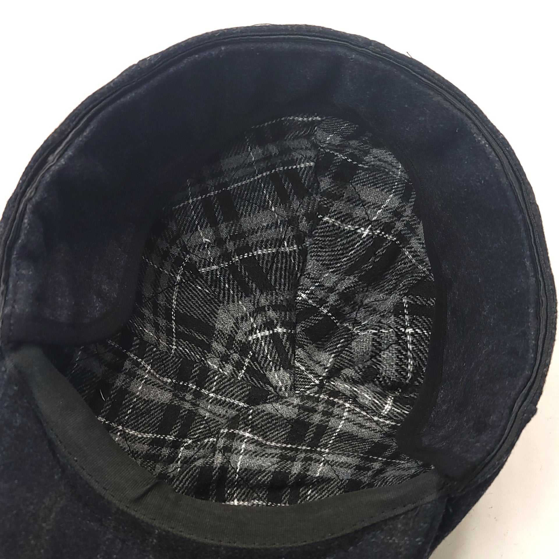 Wool Ivy Earflap Cap - IVE5033, 100% Wool, Plaid Pattern, 3 Sizes Fashion Hat