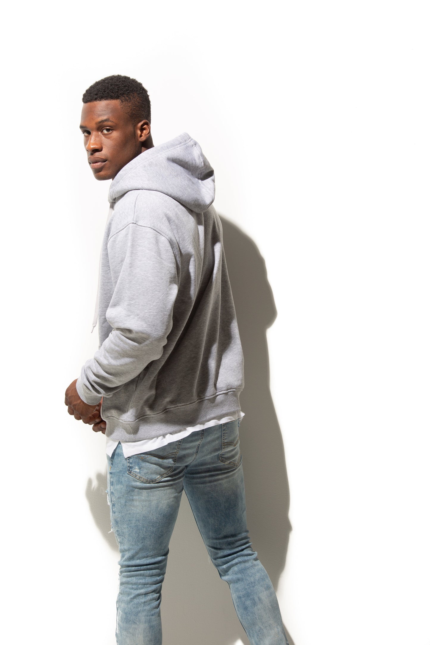 HERO-2020 Unisex Blank Hoodie - Sport Grey