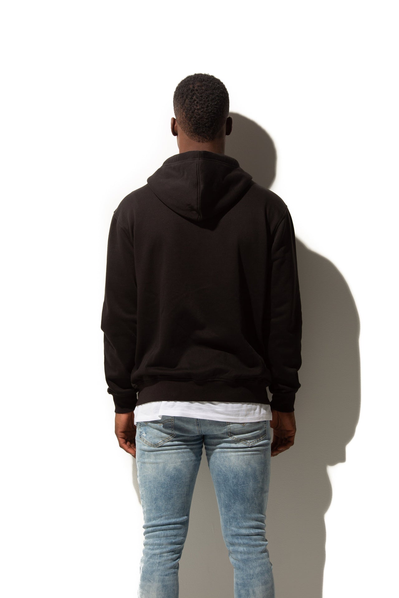 HERO-3020 Unisex Full Zip Hoodie - Black 3020 Adult Black Full-Zip HERO Tops Unisex