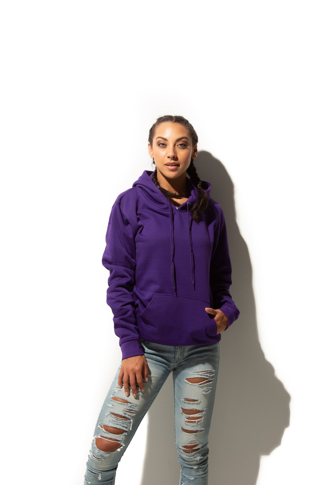 HERO-2020 Unisex Blank Hoodie - Purple 2020 Adult HERO Purple Tops Unisex