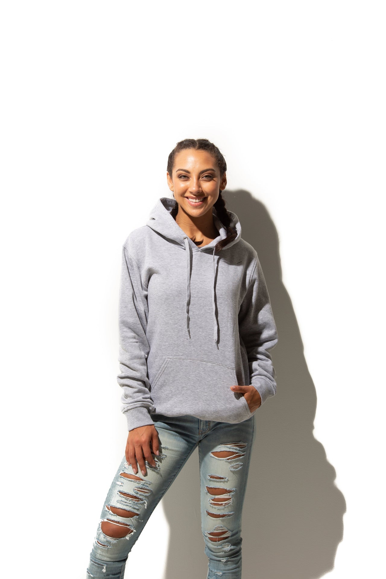 HERO-2020 Unisex Blank Hoodie - Sport Grey 2020 2023 Spring Sales Adult Grey HERO Tops Unisex