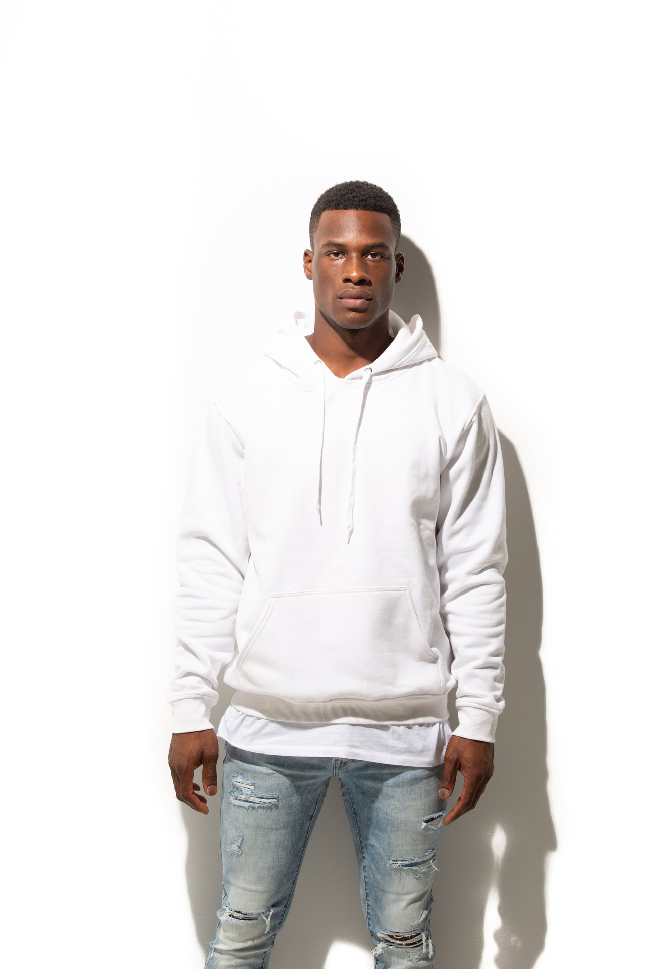 HERO-2020 Unisex Blank Hoodie - White 2020 Adult HERO Tops Unisex White