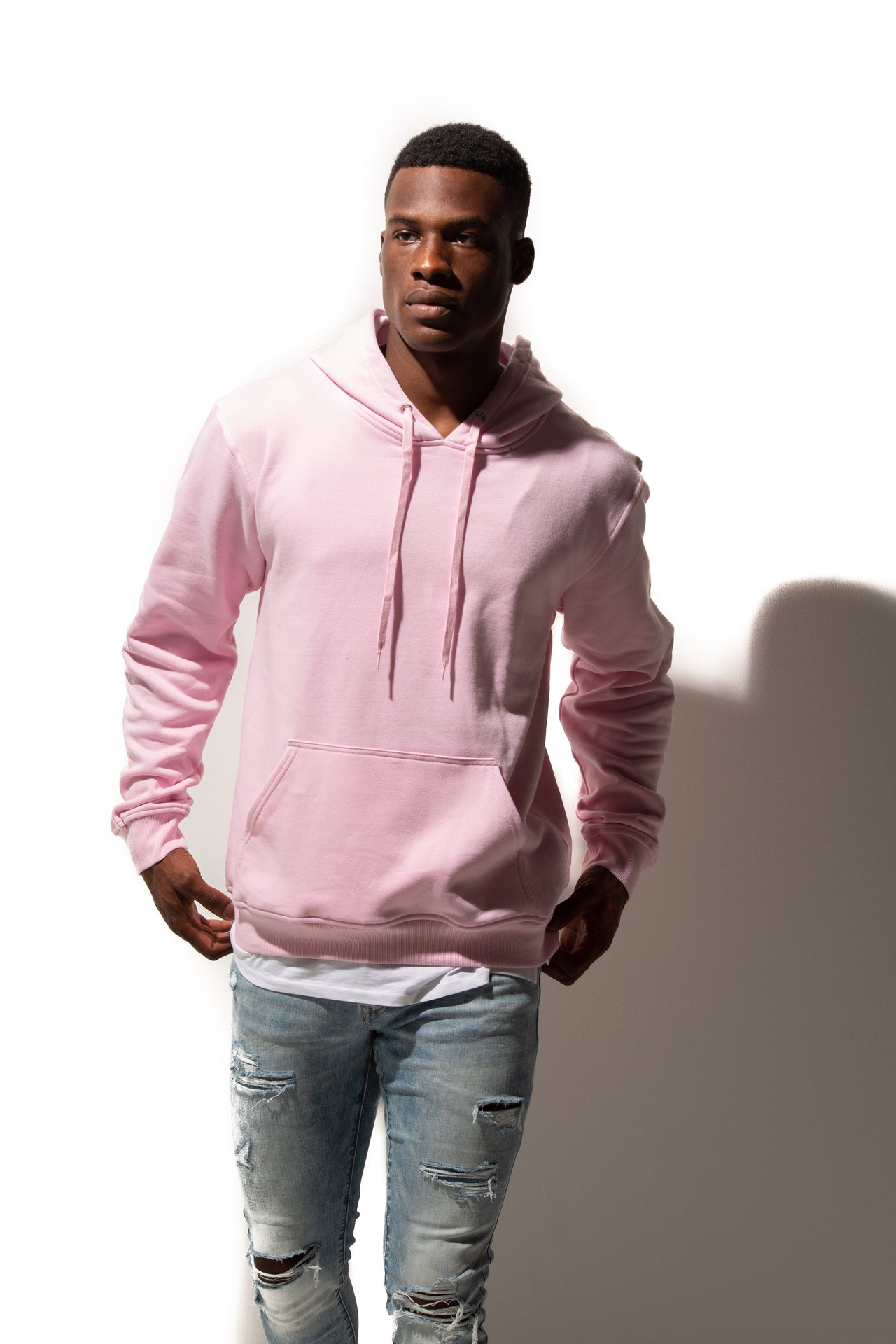 HERO-2020 Unisex Blank Hoodie - Pink 2020 Adult Black HERO Tops Unisex
