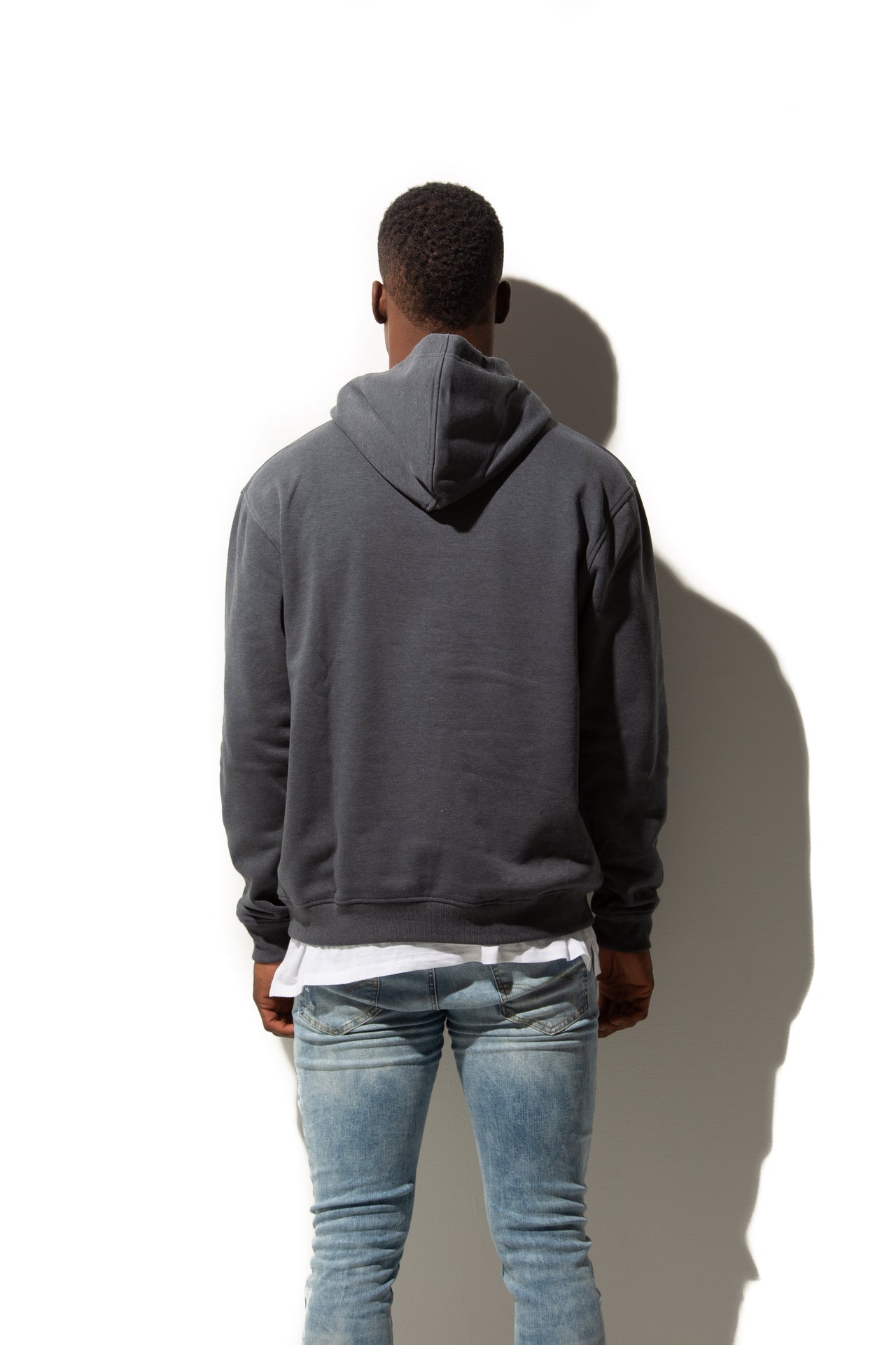 HERO-2020 Unisex Blank Hoodie - Dark Heather 2020 2023 Spring Sales Adult Grey HERO Tops Unisex