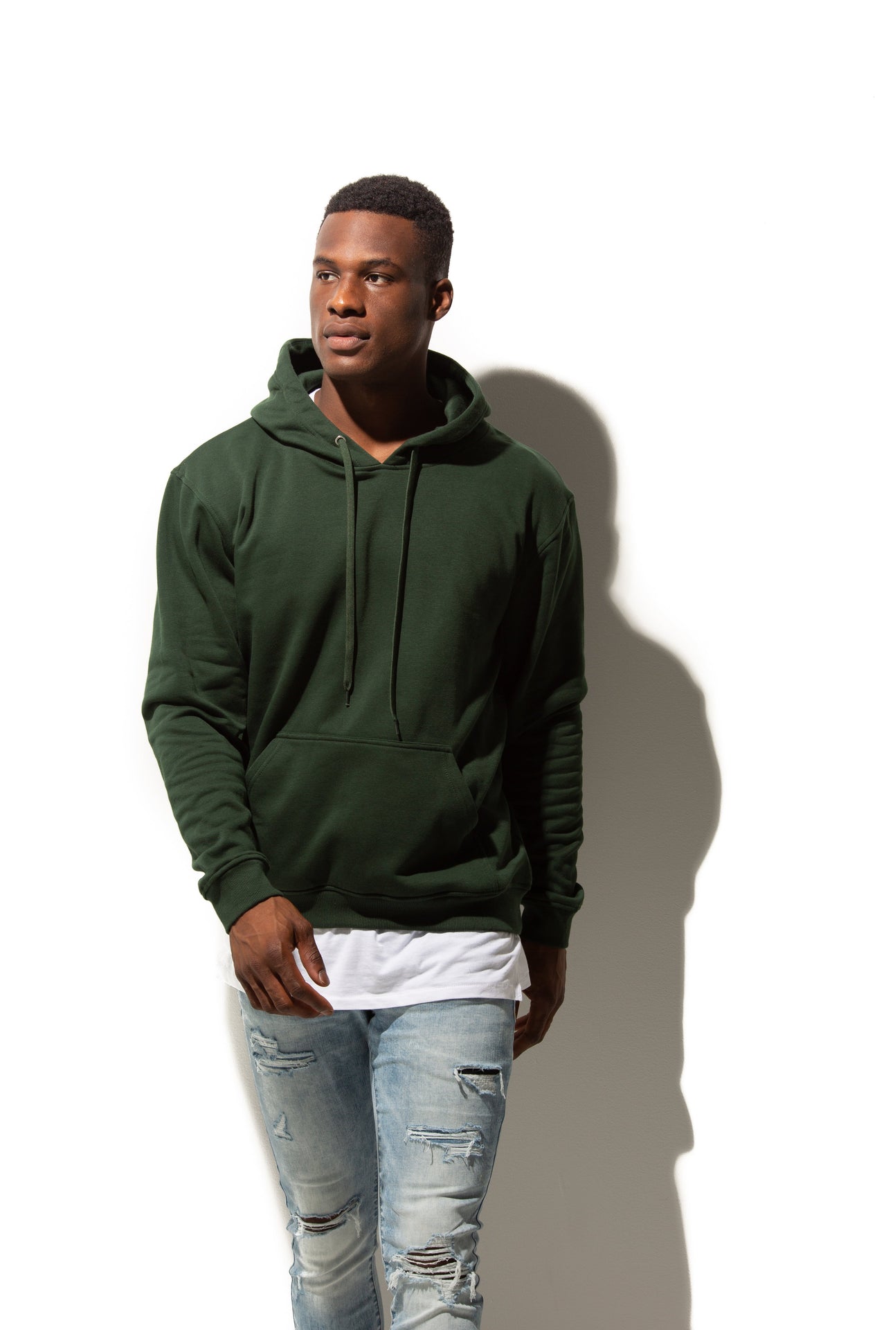 HERO-2020 Unisex Blank Hoodie - Forest Green 2020 2023 Spring Sales Adult Green HERO Tops Unisex