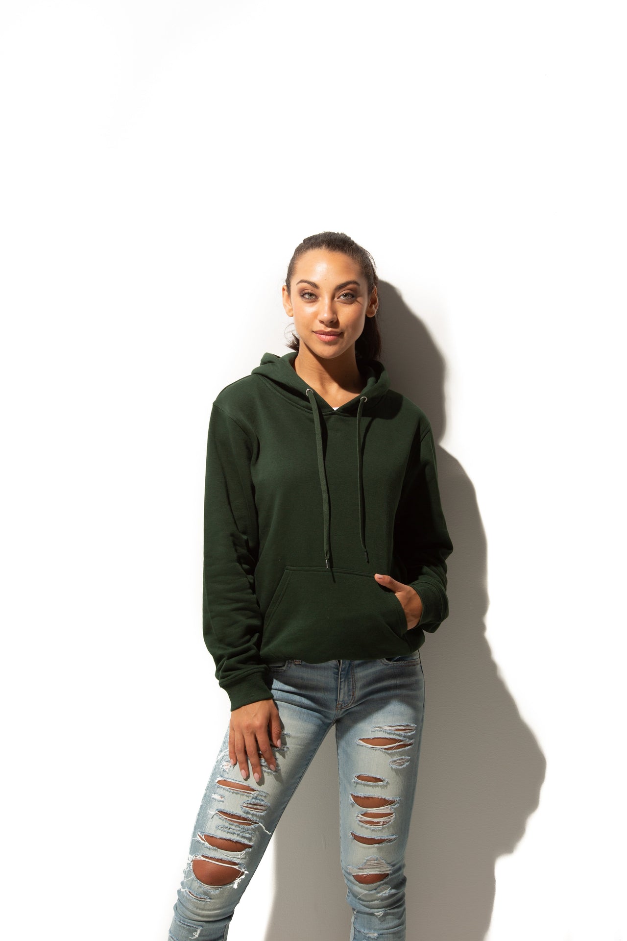 HERO-2020 Unisex Blank Hoodie - Forest Green 2020 2023 Spring Sales Adult Green HERO Tops Unisex