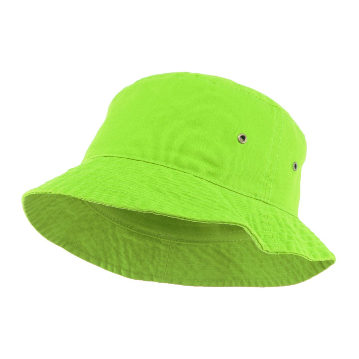 Bucket Hat - Multi-Coloured, S/M & L/XL Sizes Lime Green