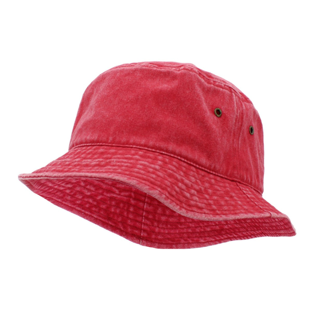 Bucket Hat - Multi-Coloured, S/M & L/XL Sizes Washed Red