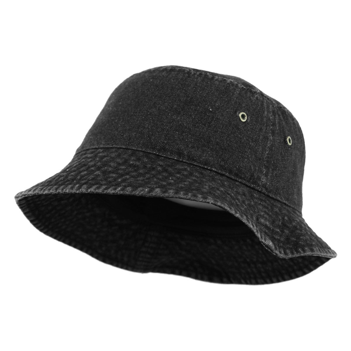 Bucket Hat - Multi-Coloured, S/M & L/XL Sizes Black Denim
