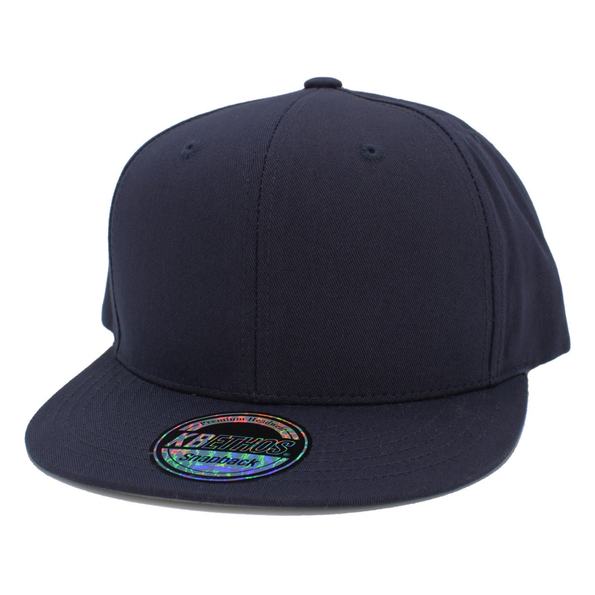 Plain Snapback cap (KNW1467) - Multi-Coloured, Adjustable Navy OSFA Plain Snapback