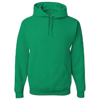 AFX4000 - Lightweight Hooded Pullover Sweatshirt Kelly Green AFX AFX4000 BASIC FLEECE CLOSEOUT COTTON / POLYESTER fleece hoodie HOODIES INDEPENDENT Lightweight MEN MEN'S pullover PULLOVERS REGULAR sweatshirt tearaway