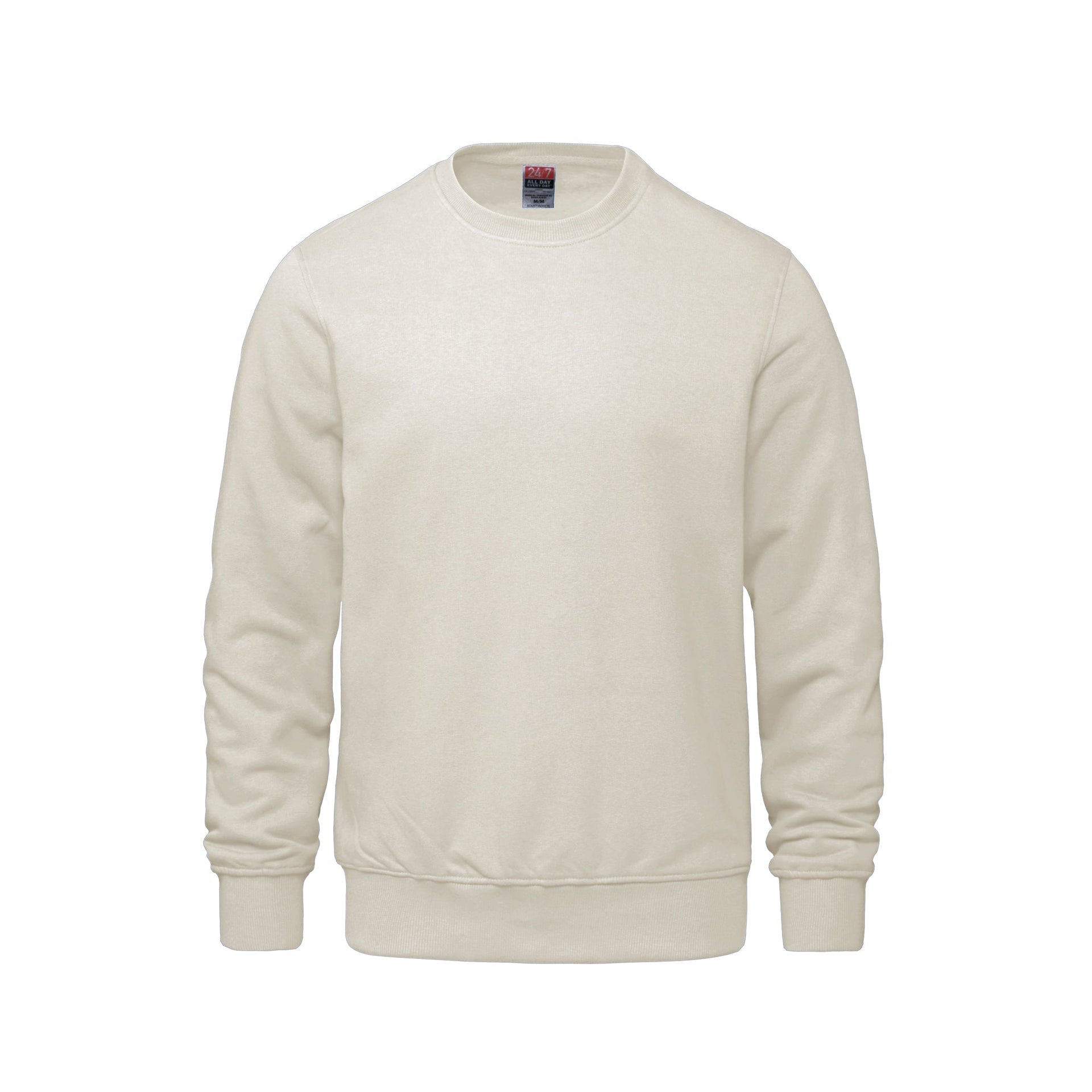 L00540 - Crew - Adult Crewneck Sweatshirt Ivory 540 __label: IN STOCK __label:NEW COLORS Ladies team